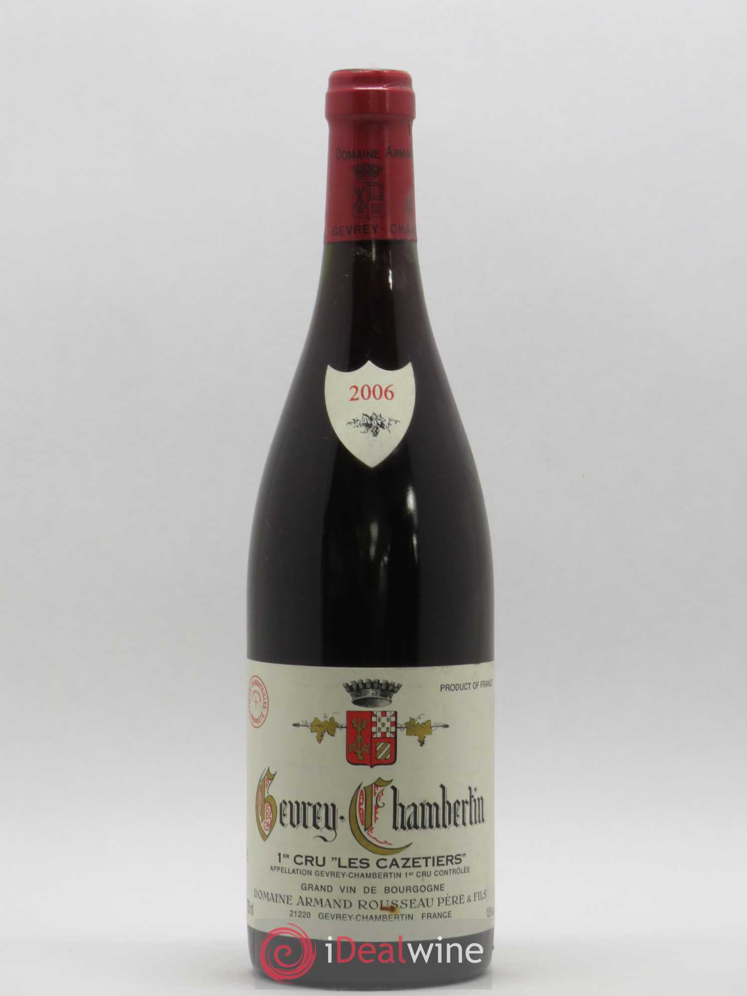 Gevrey-Chambertin 1er Cru Les Cazetiers Armand Rousseau (Domaine) 2006 - Lot de 1 bouteille - 0