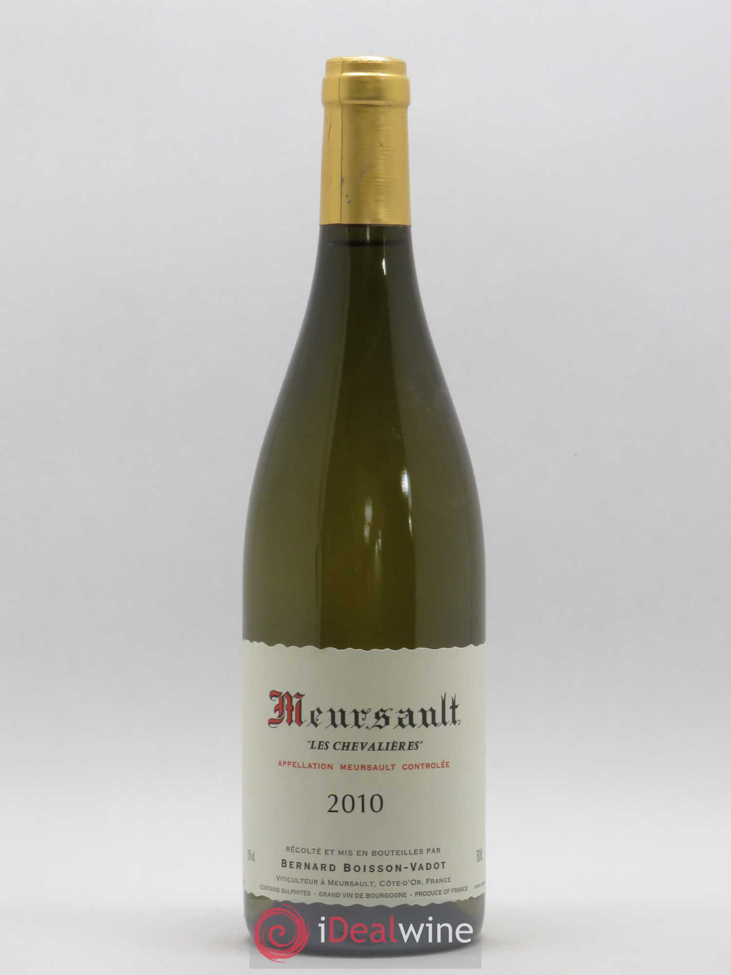Meursault Les Chevalières Boisson-Vadot (Domaine) 2010 - Lot de 1 bouteille - 0
