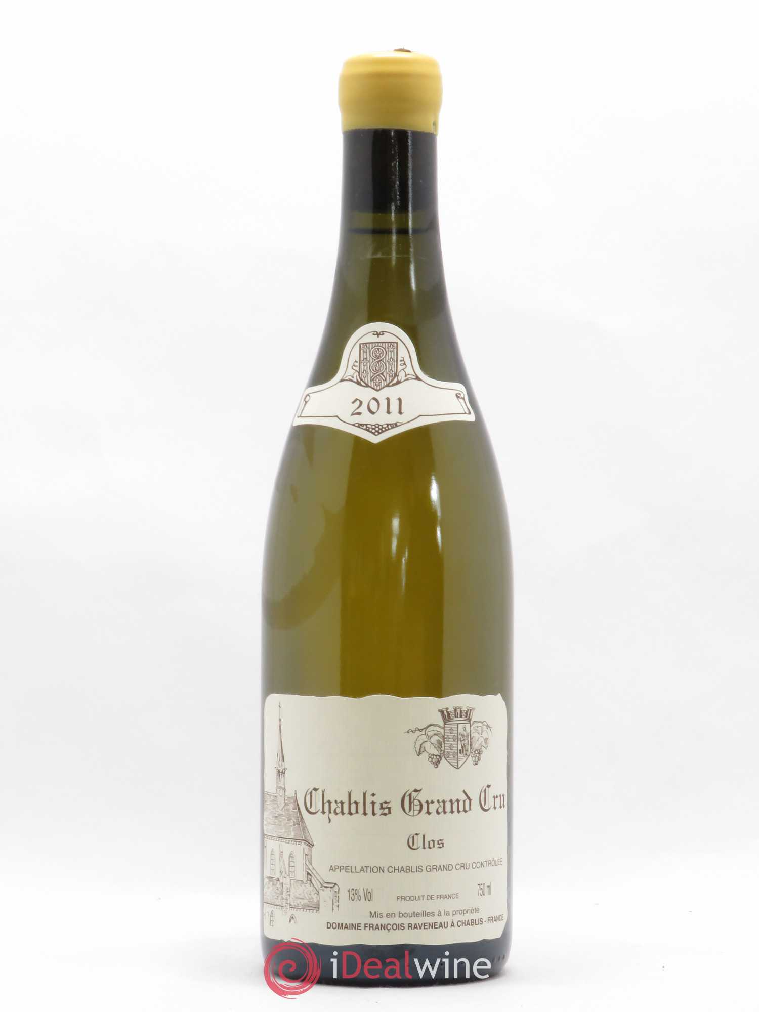 Chablis Grand Cru Clos Raveneau (Domaine) 2011 - Posten von 1 Flasche - 0
