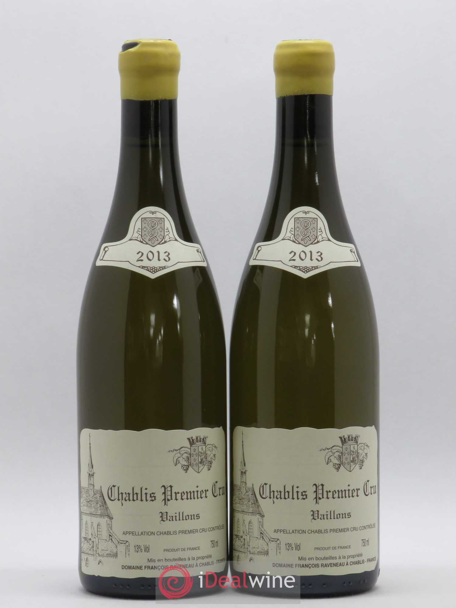 Chablis 1er Cru Vaillons Raveneau (Domaine) 2013 - Lot de 2 bouteilles - 0