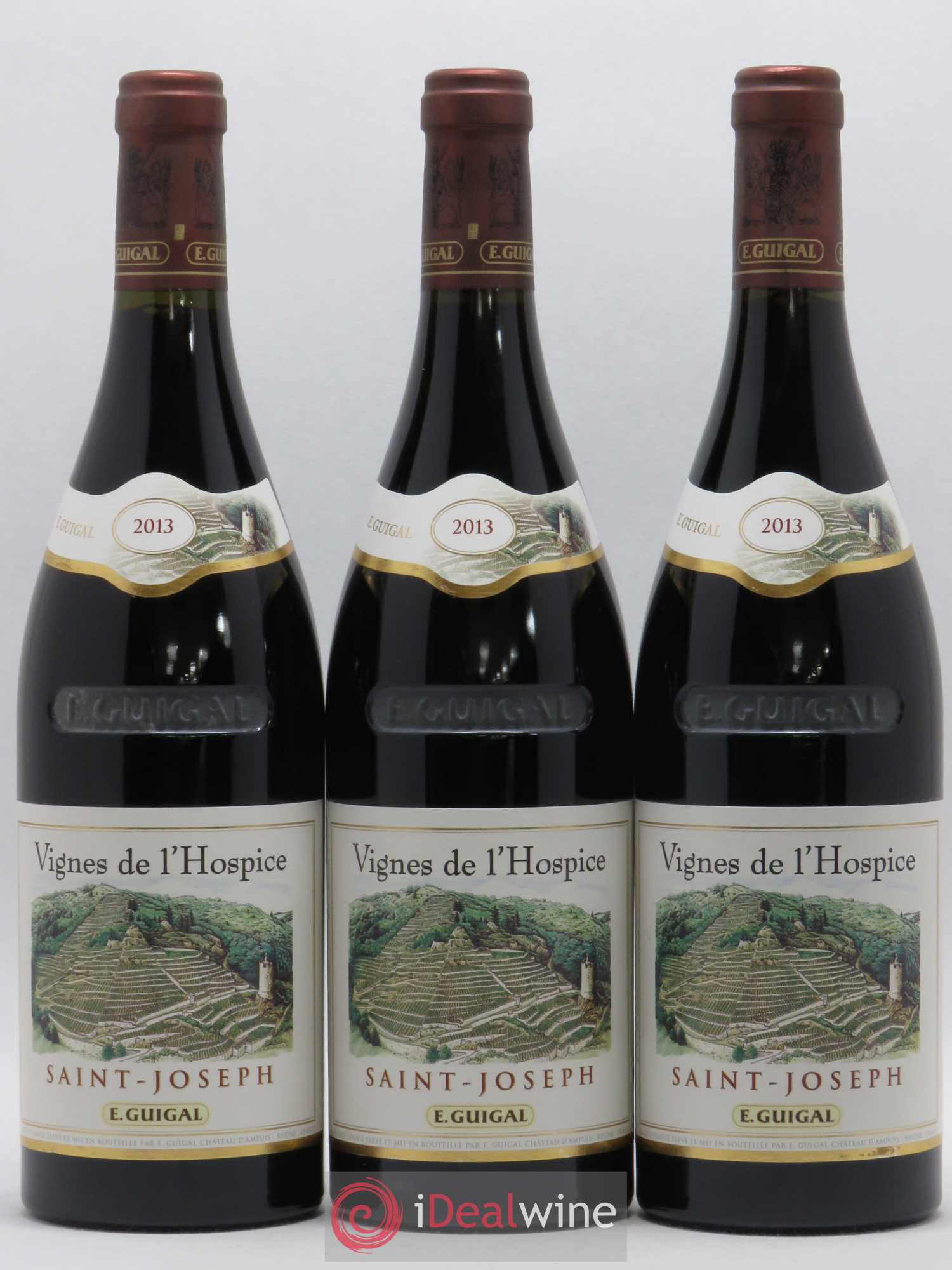 Saint-Joseph Vignes de l'Hospice Guigal 2013 - Lot de 3 bouteilles - 0