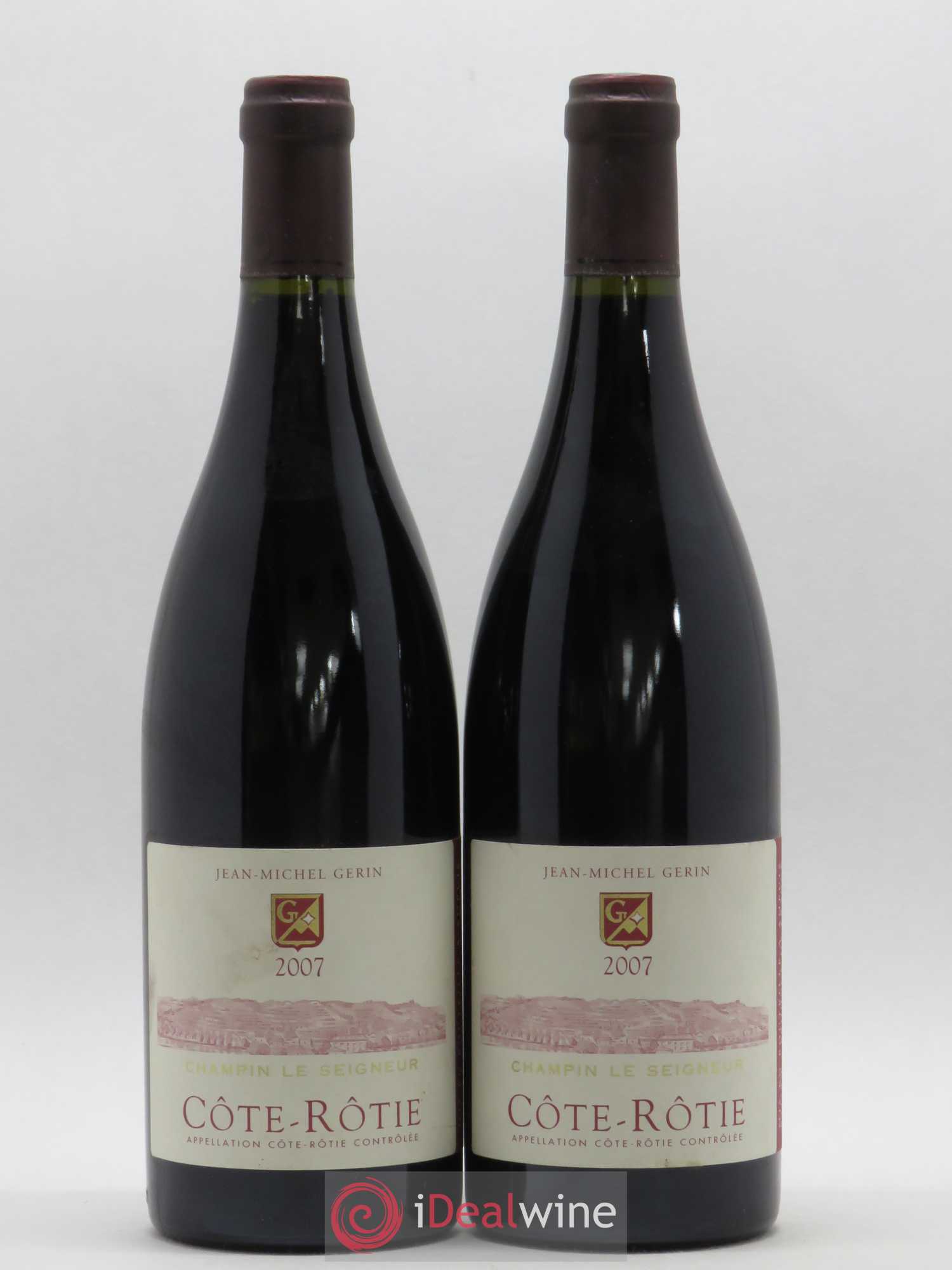 Côte-Rôtie Champin Le Seigneur Jean-Michel Gerin 2007 - Lot de 2 bouteilles - 0