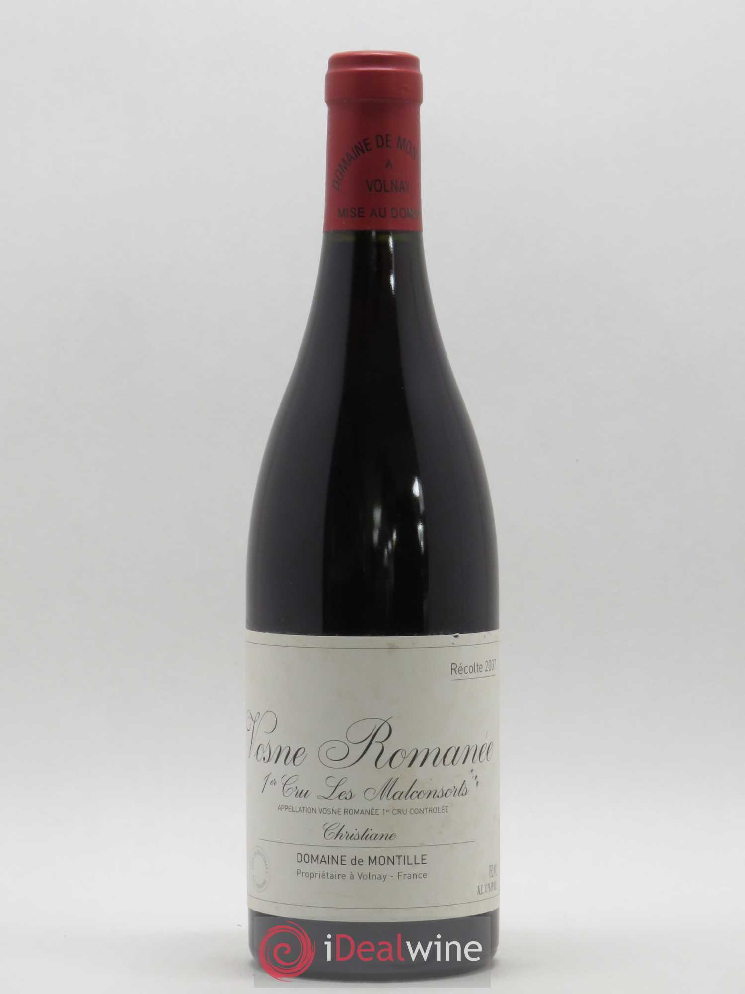 Vosne-Romanée 1er Cru Les Malconsorts - Cuvée Christiane De Montille (Domaine) 2007 - Lot de 1 bouteille - 0