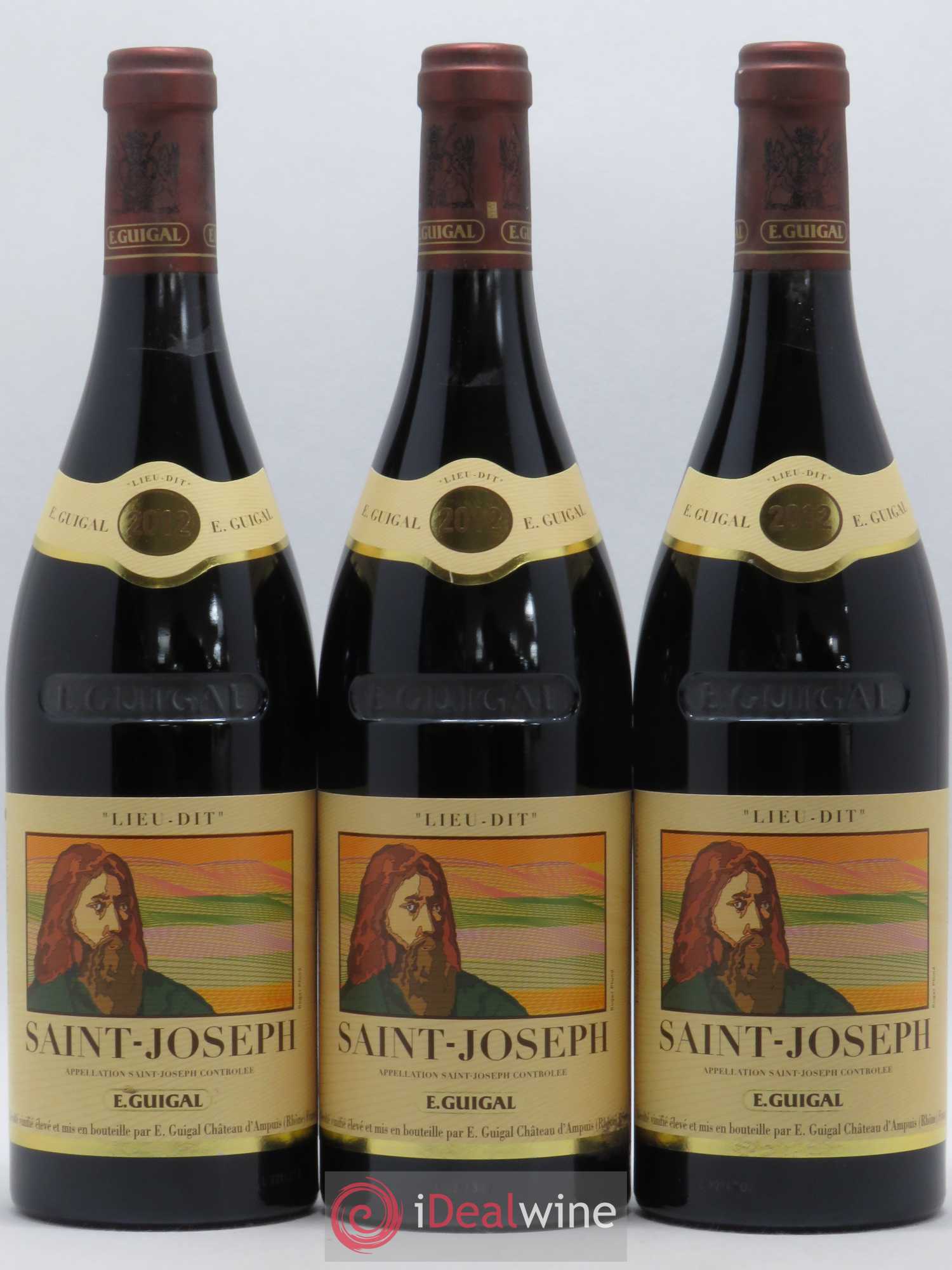 Saint-Joseph Lieu-dit Saint-Joseph Guigal 2012 - Lot de 3 bouteilles - 0