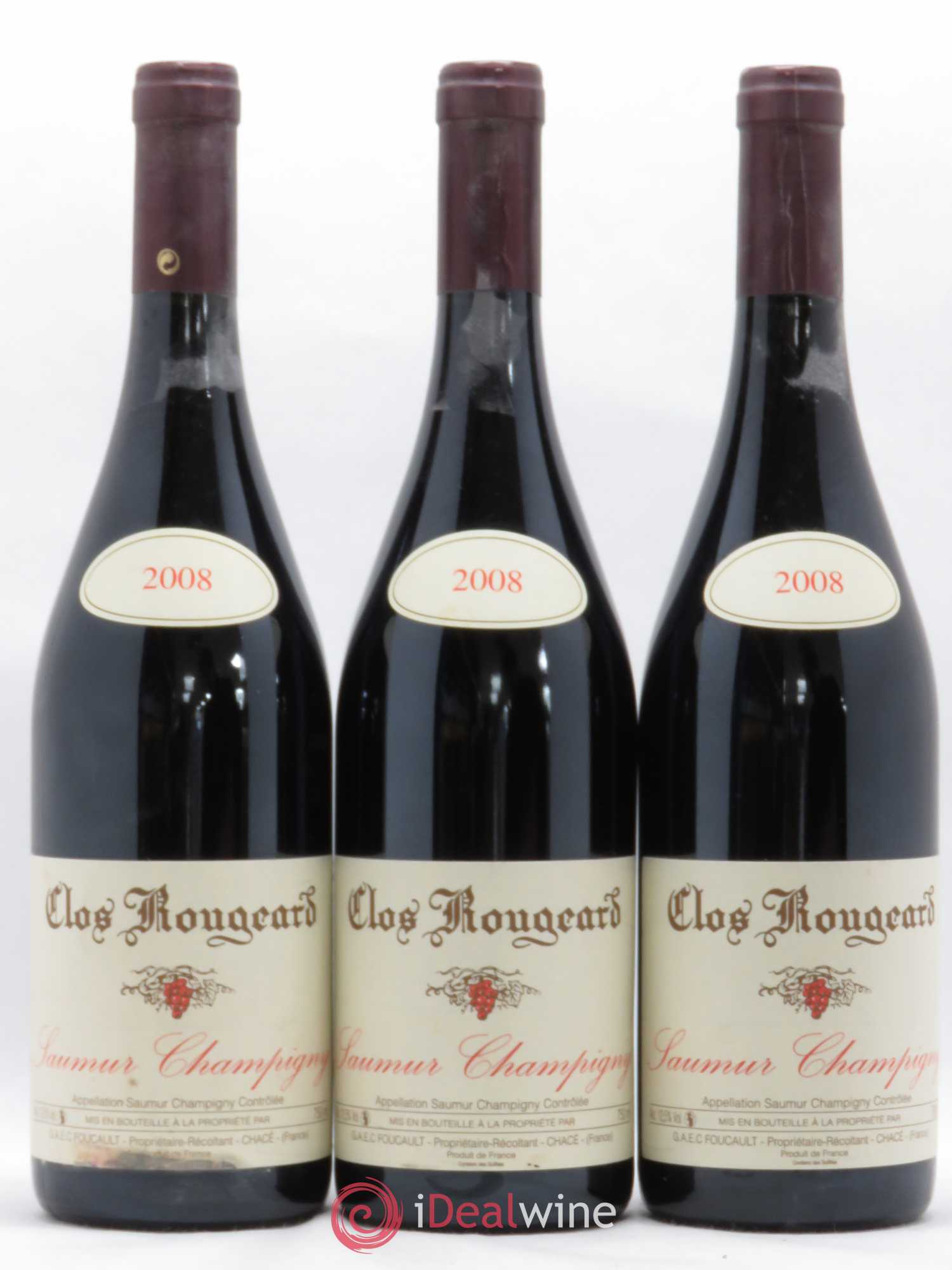 Saumur-Champigny Clos Rougeard 2008 - Posten von 3 Flaschen - 0