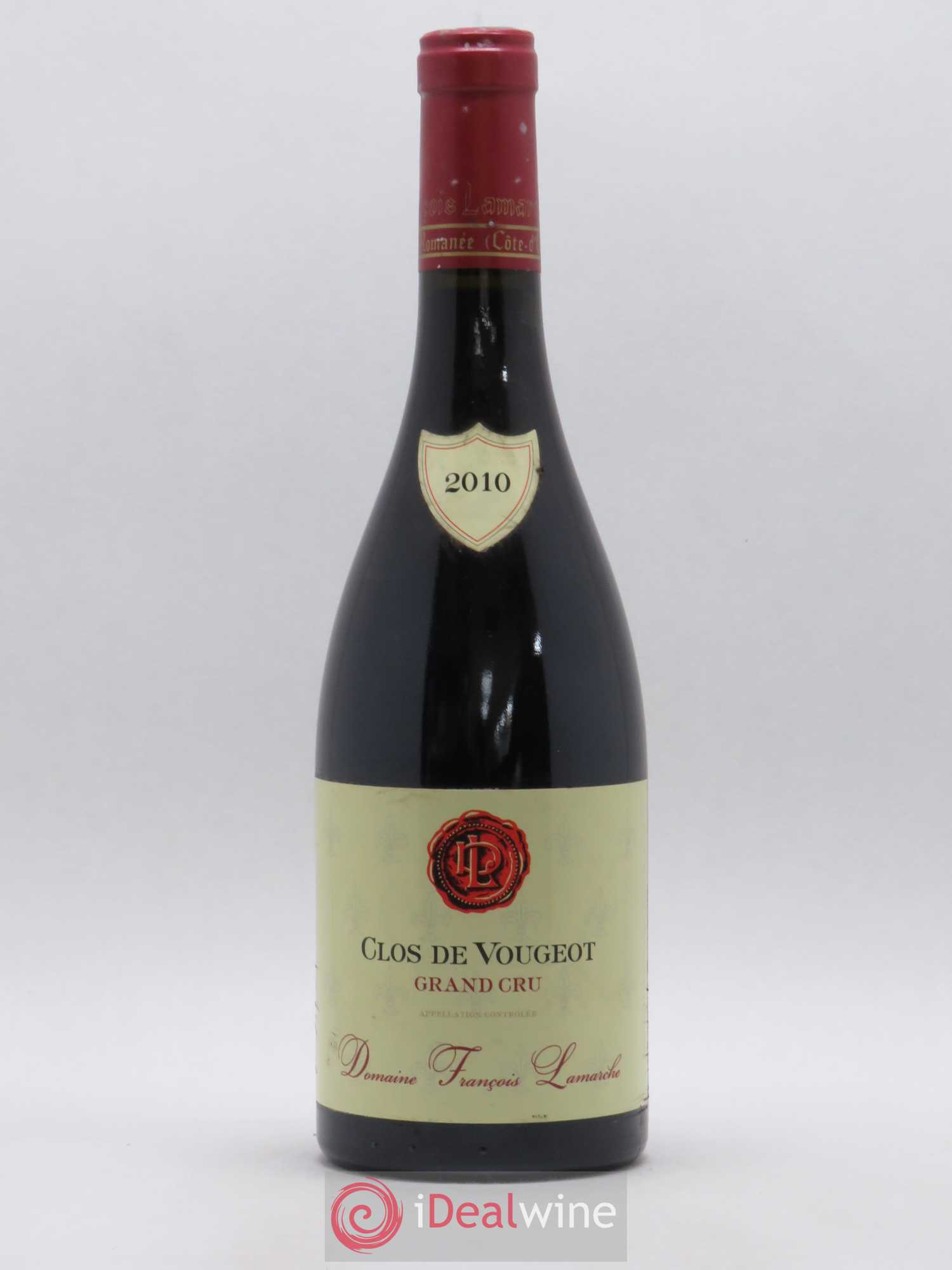 Clos de Vougeot Grand Cru Lamarche (Domaine) 2010 - Lot de 1 bouteille - 0