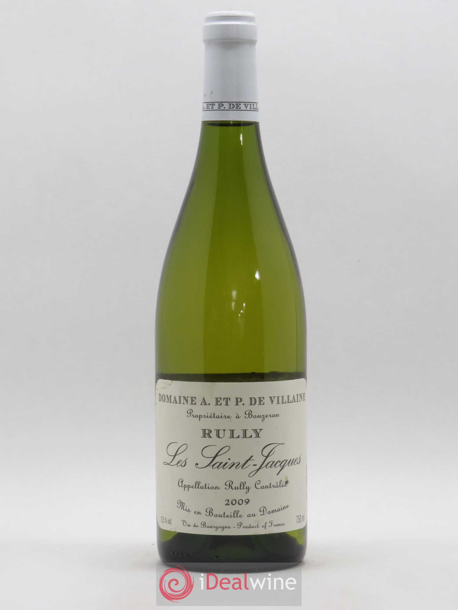 Rully Les Saint-Jacques Domaine de Villaine 2009 - Lot de 1 bouteille - 0