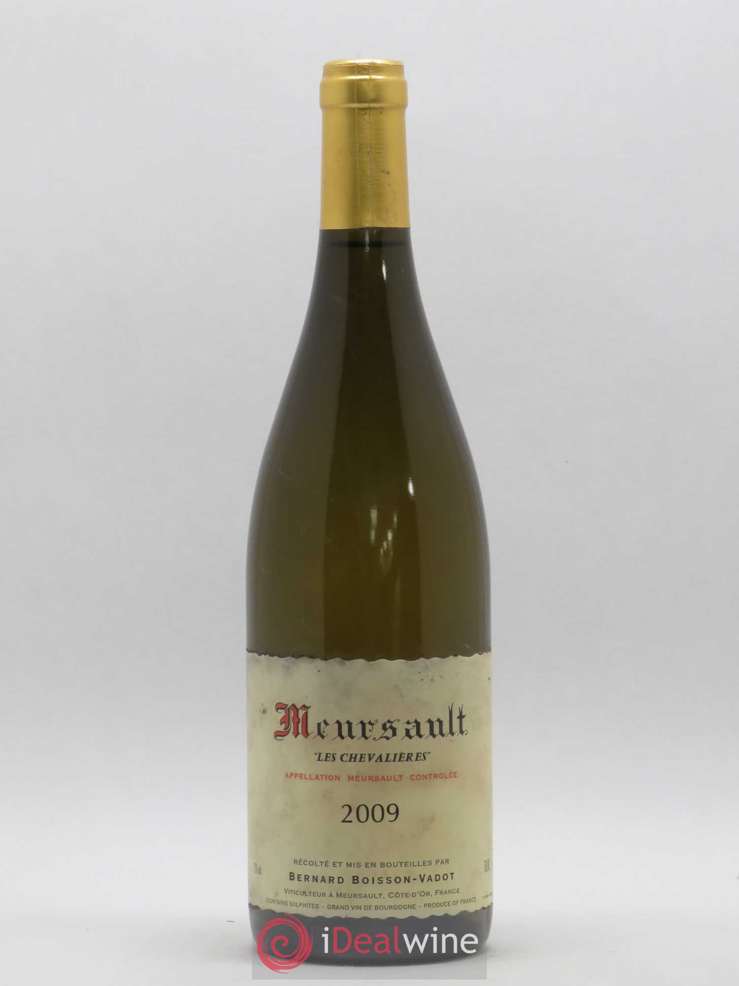 Meursault Les Chevalières Boisson-Vadot (Domaine) 2009 - Lot de 1 bouteille - 0