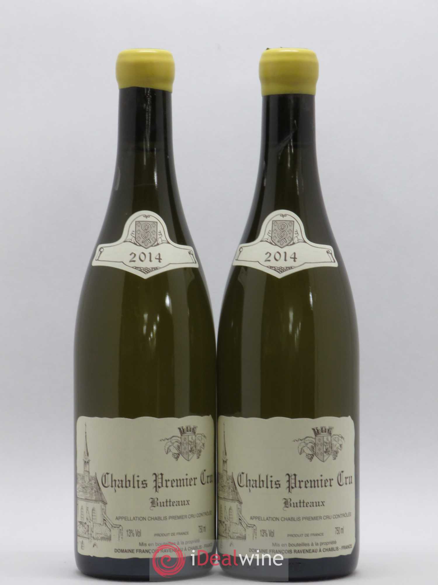 Chablis 1er Cru Butteaux Raveneau (Domaine) 2014 - Lot de 2 bouteilles - 0