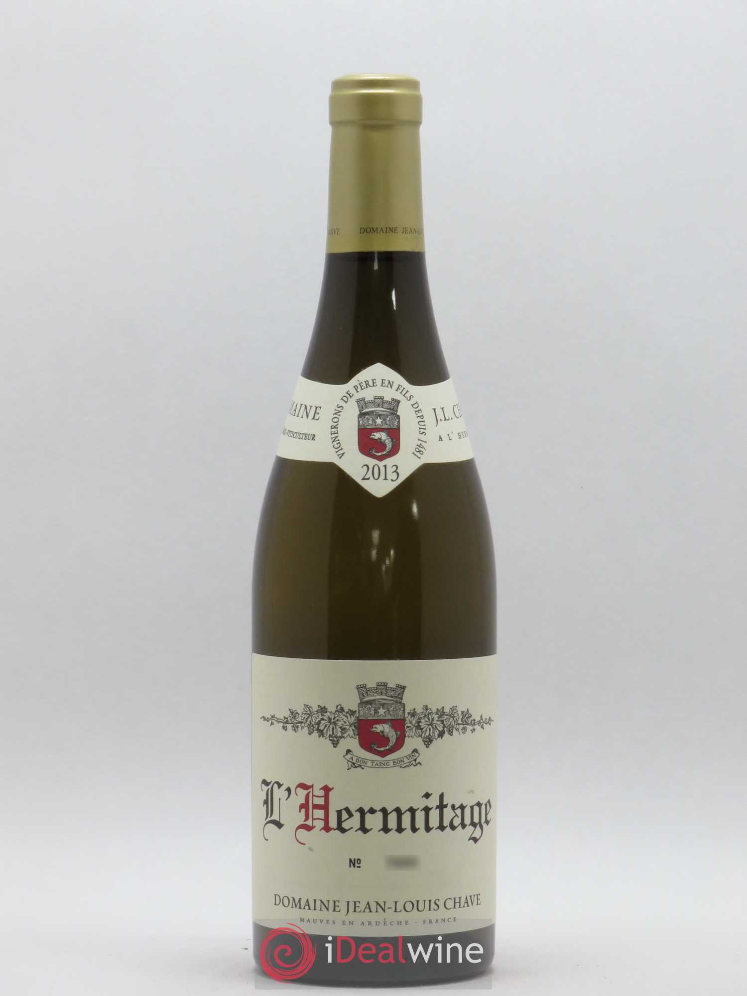 Hermitage Jean-Louis Chave 2013 - Lot de 1 bouteille - 0