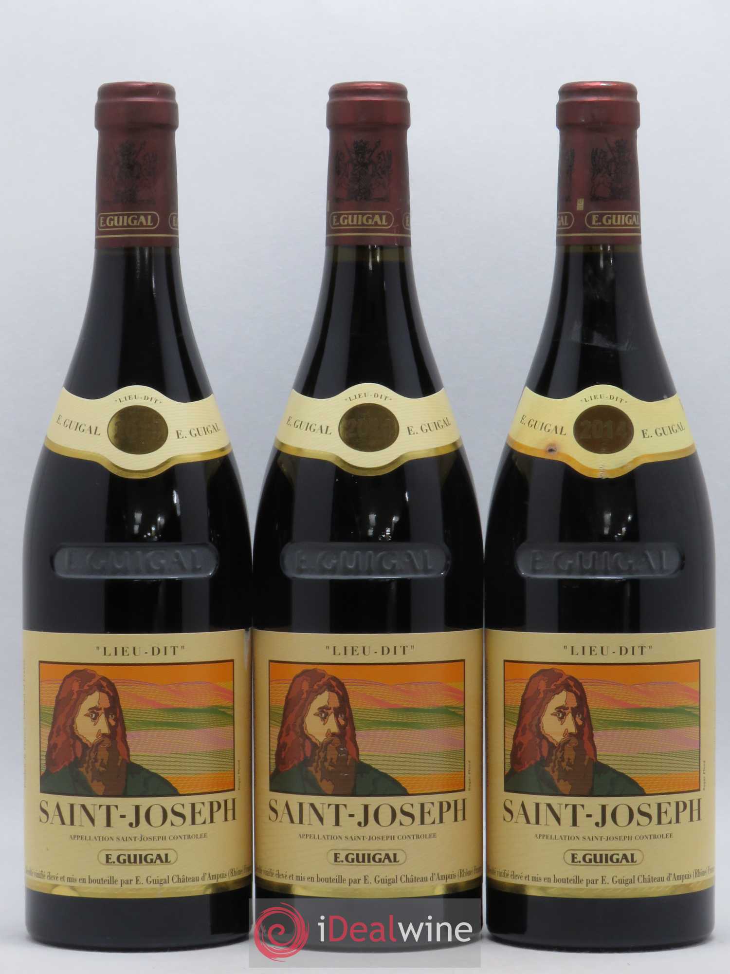 Saint-Joseph Lieu-dit Saint-Joseph Guigal 2014 - Lot de 3 bouteilles - 0