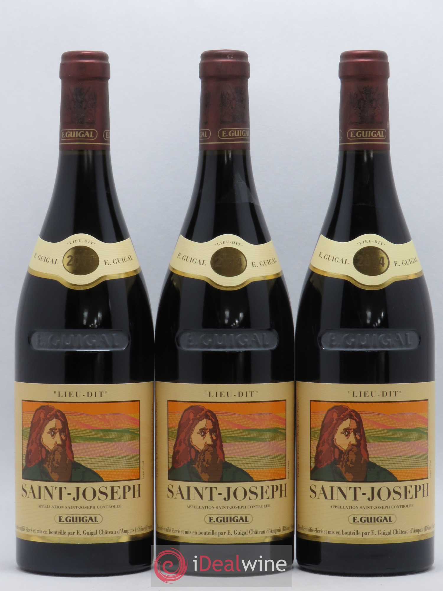 Saint-Joseph Lieu-dit Saint-Joseph Guigal 2014 - Lot de 3 bouteilles - 0