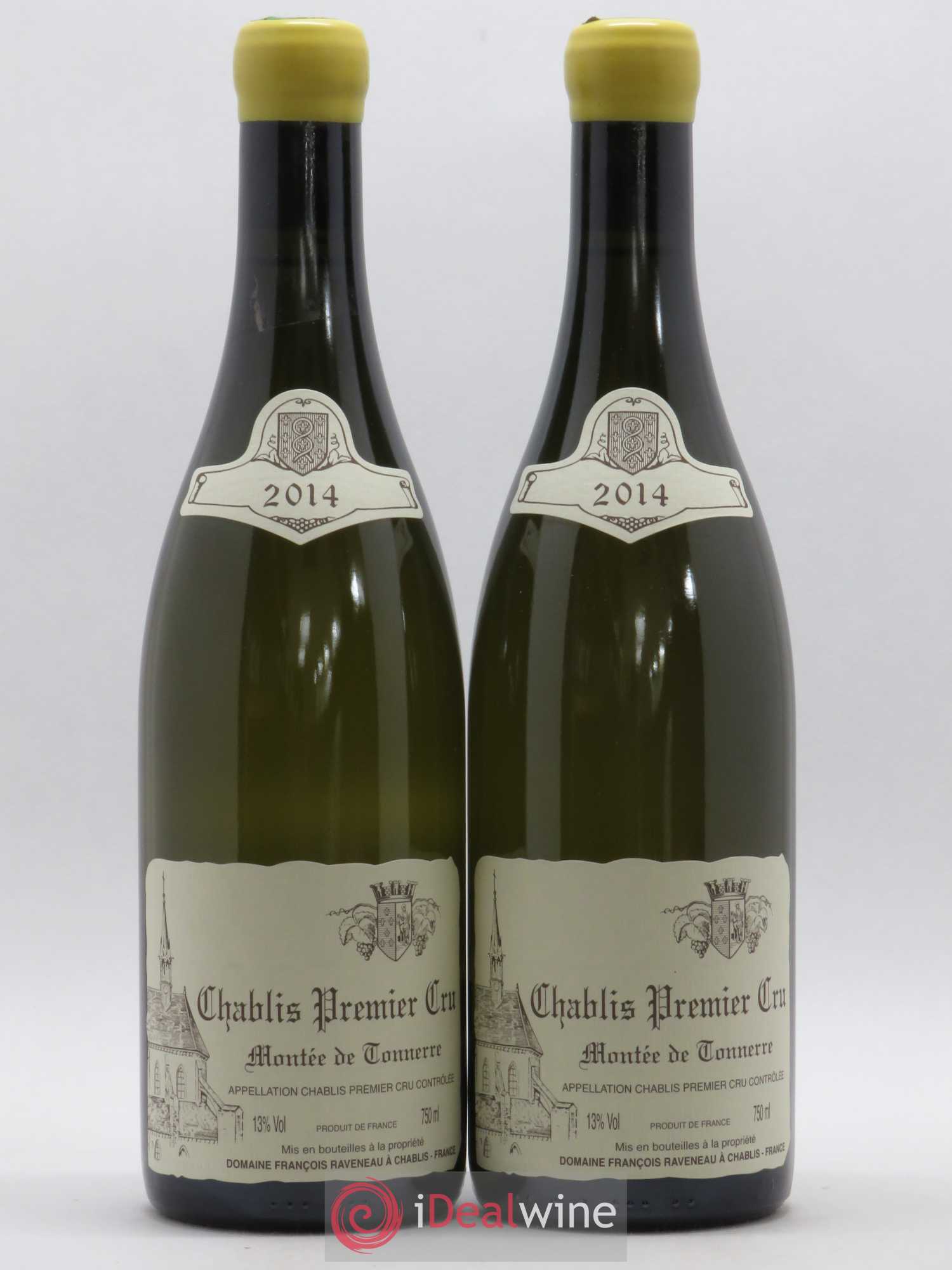 Chablis 1er Cru Montée de Tonnerre Raveneau (Domaine) 2014 - Lot de 2 bouteilles - 0