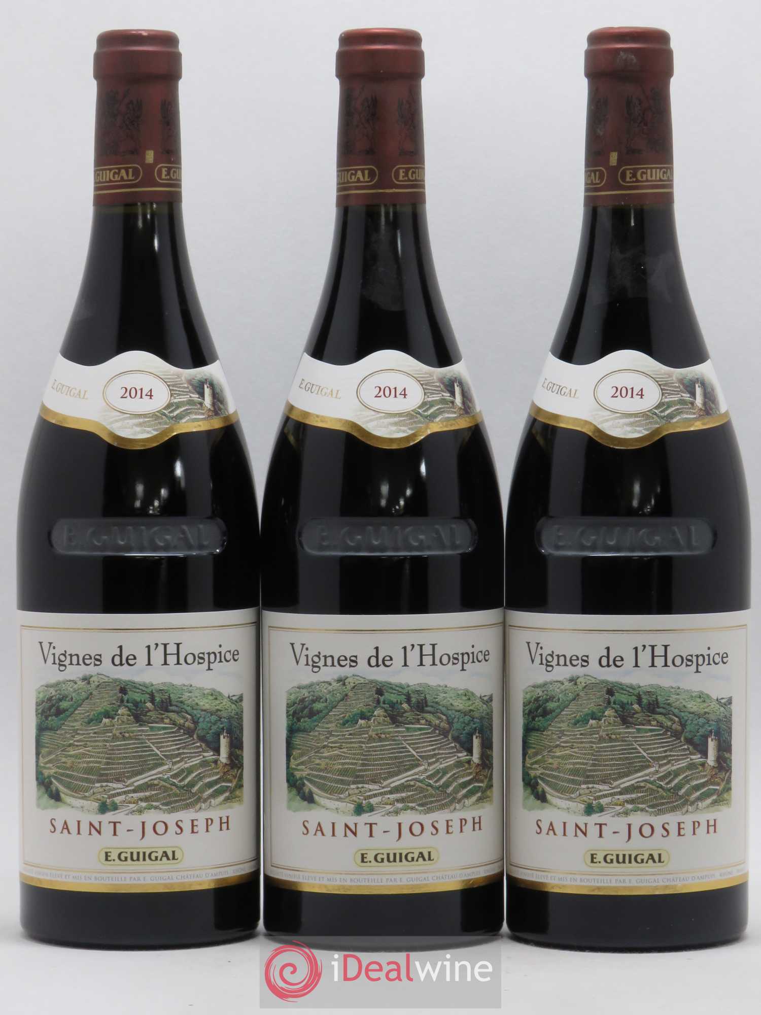 Saint-Joseph Vignes de l'Hospice Guigal 2014 - Lot de 3 bouteilles - 0