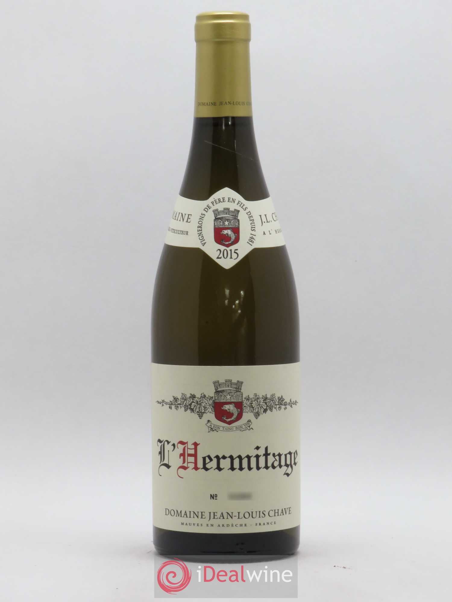 Hermitage Jean-Louis Chave 2015 - Lot de 1 bouteille - 0