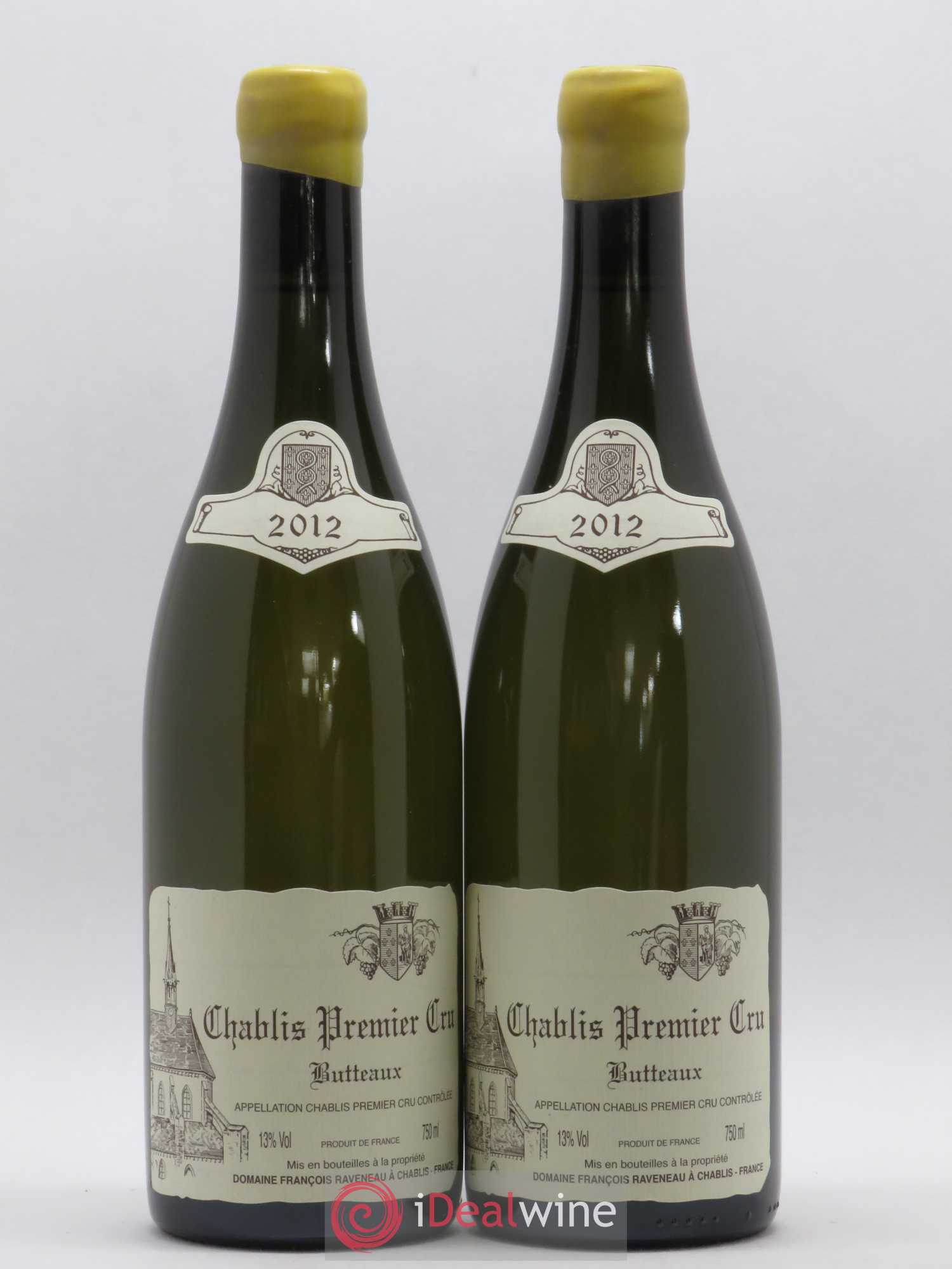 Chablis 1er Cru Butteaux Raveneau (Domaine) 2012 - Lot de 2 bouteilles - 0