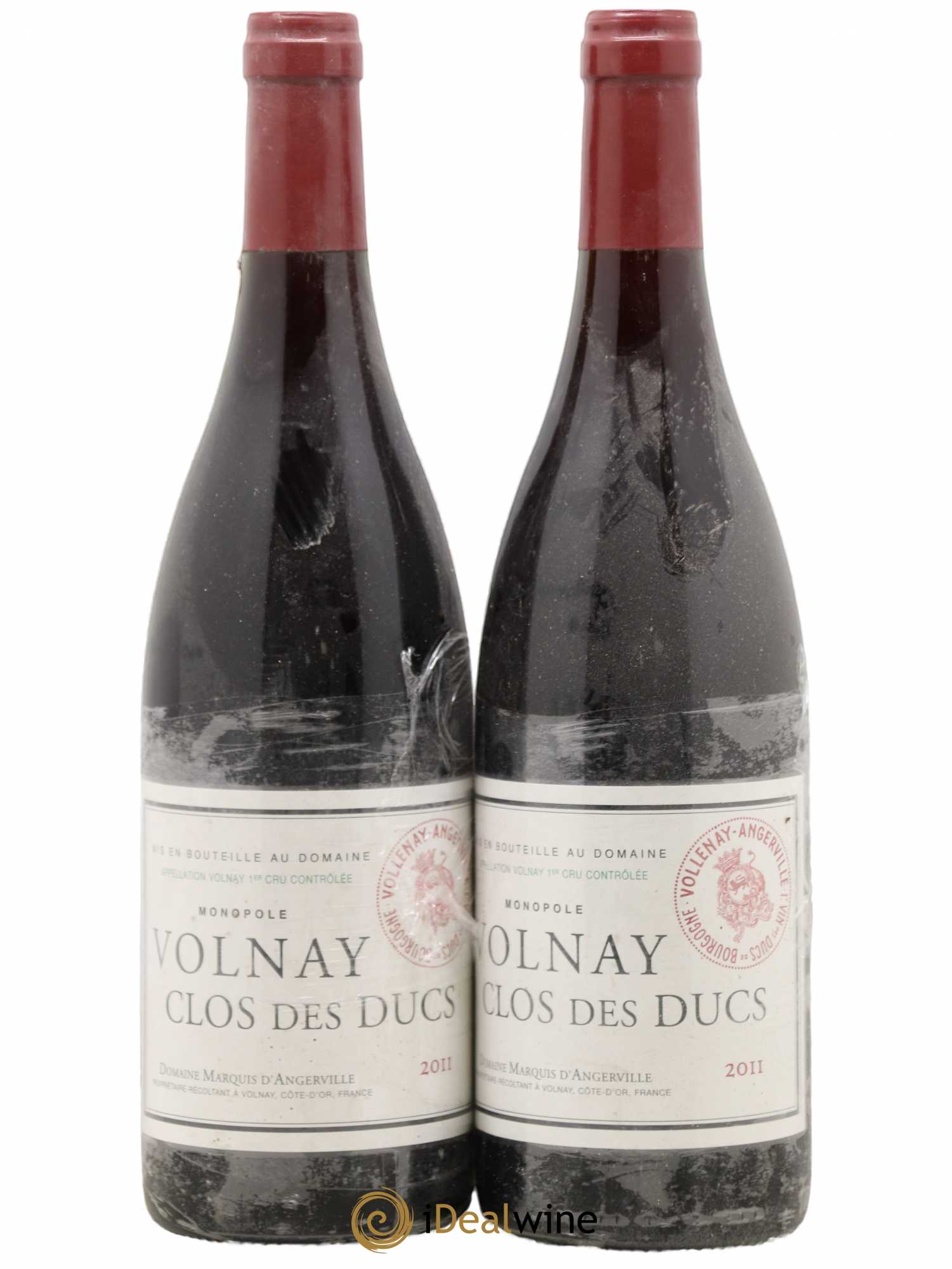 Volnay 1er Cru Clos des Ducs Marquis d'Angerville (Domaine) 2011 - Lot de 2 bouteilles - 0