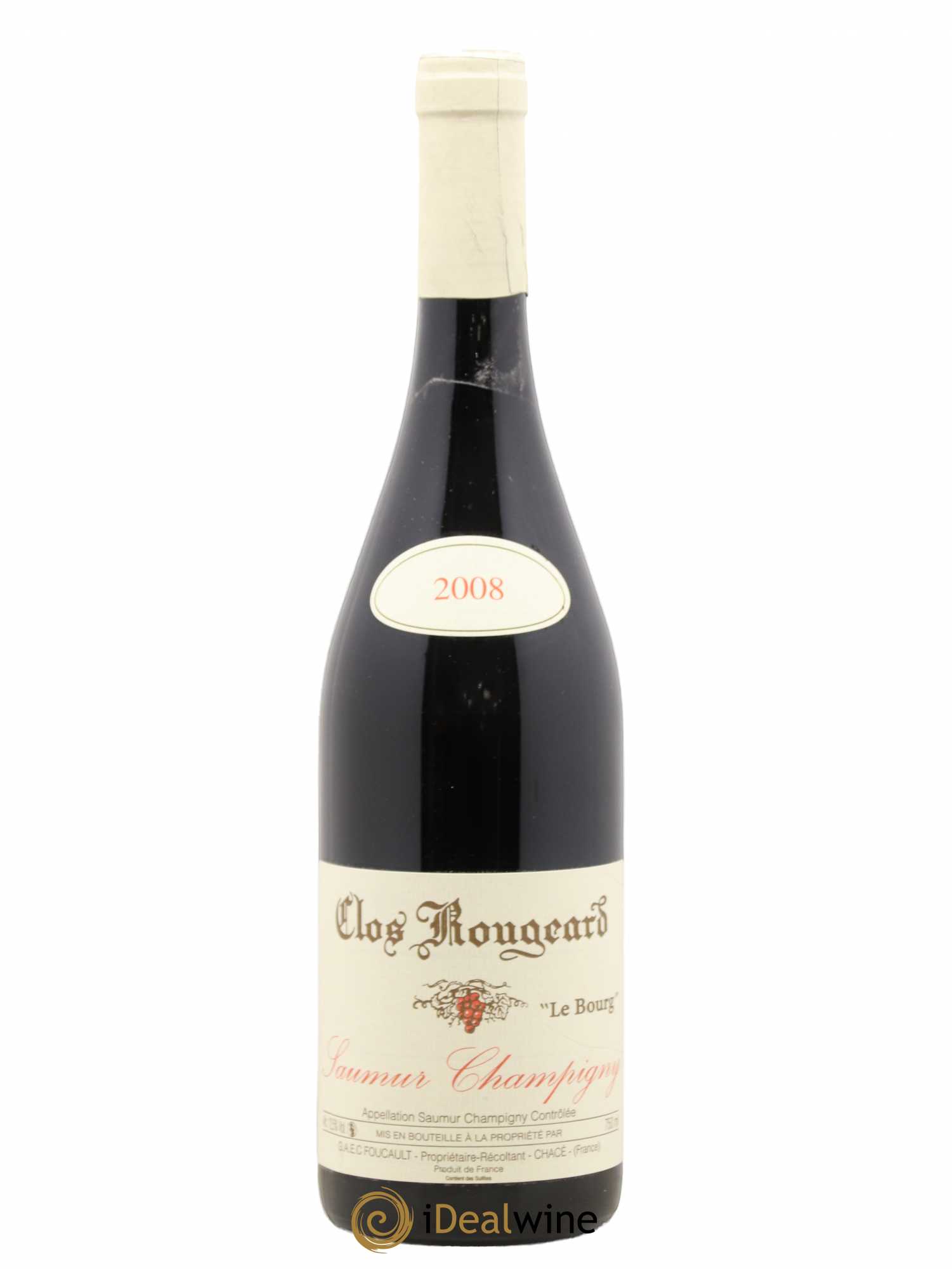 Saumur-Champigny Le Bourg Clos Rougeard 2008 - Lot de 1 bouteille - 0