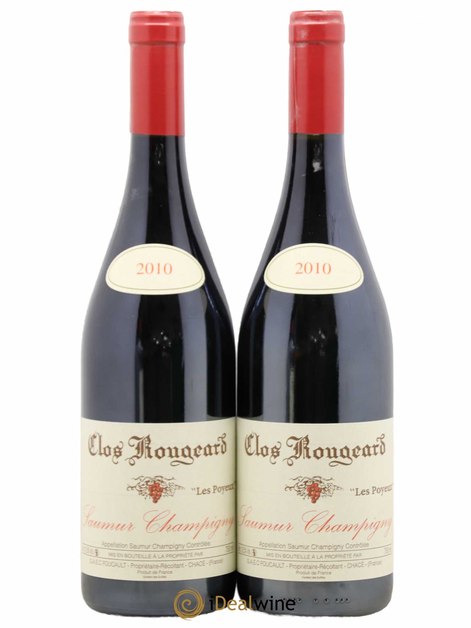 Saumur-Champigny Les Poyeux Clos Rougeard 2010 - Lot de 2 bouteilles - 0