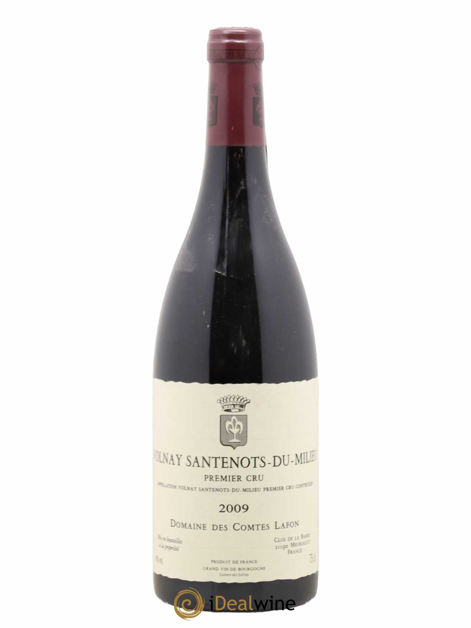 Volnay 1er Cru Santenots du Milieu Comtes Lafon (Domaine des) 2009 - Lot de 1 bouteille - 0