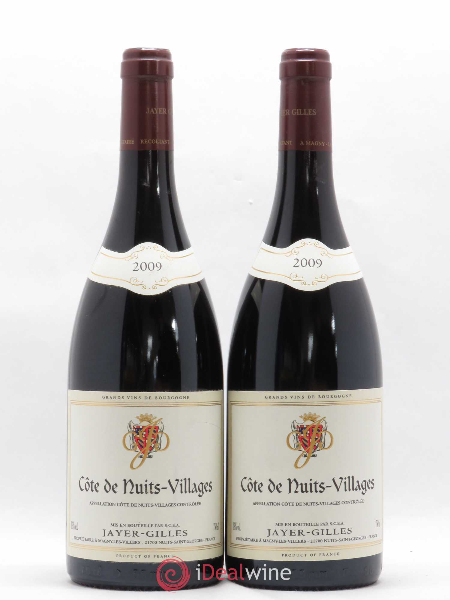 Côte de Nuits-Villages Hoffmann-Jayer (anciennement Jayer-Gilles) 2009 - Lot de 2 bouteilles - 0
