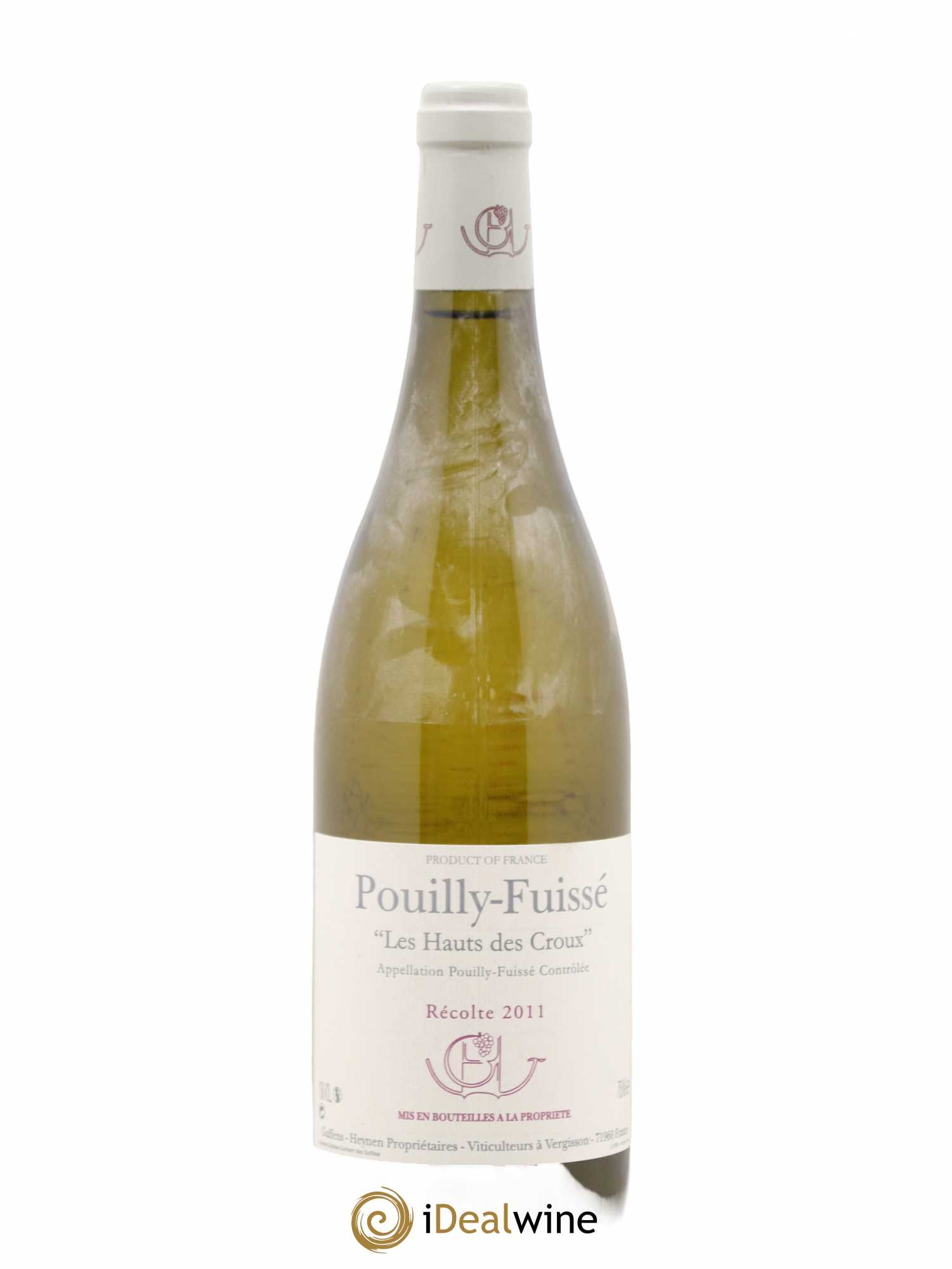 Pouilly-Fuissé Les Hauts des Croux Guffens-Heynen 2011 - Lot de 1 bouteille - 0
