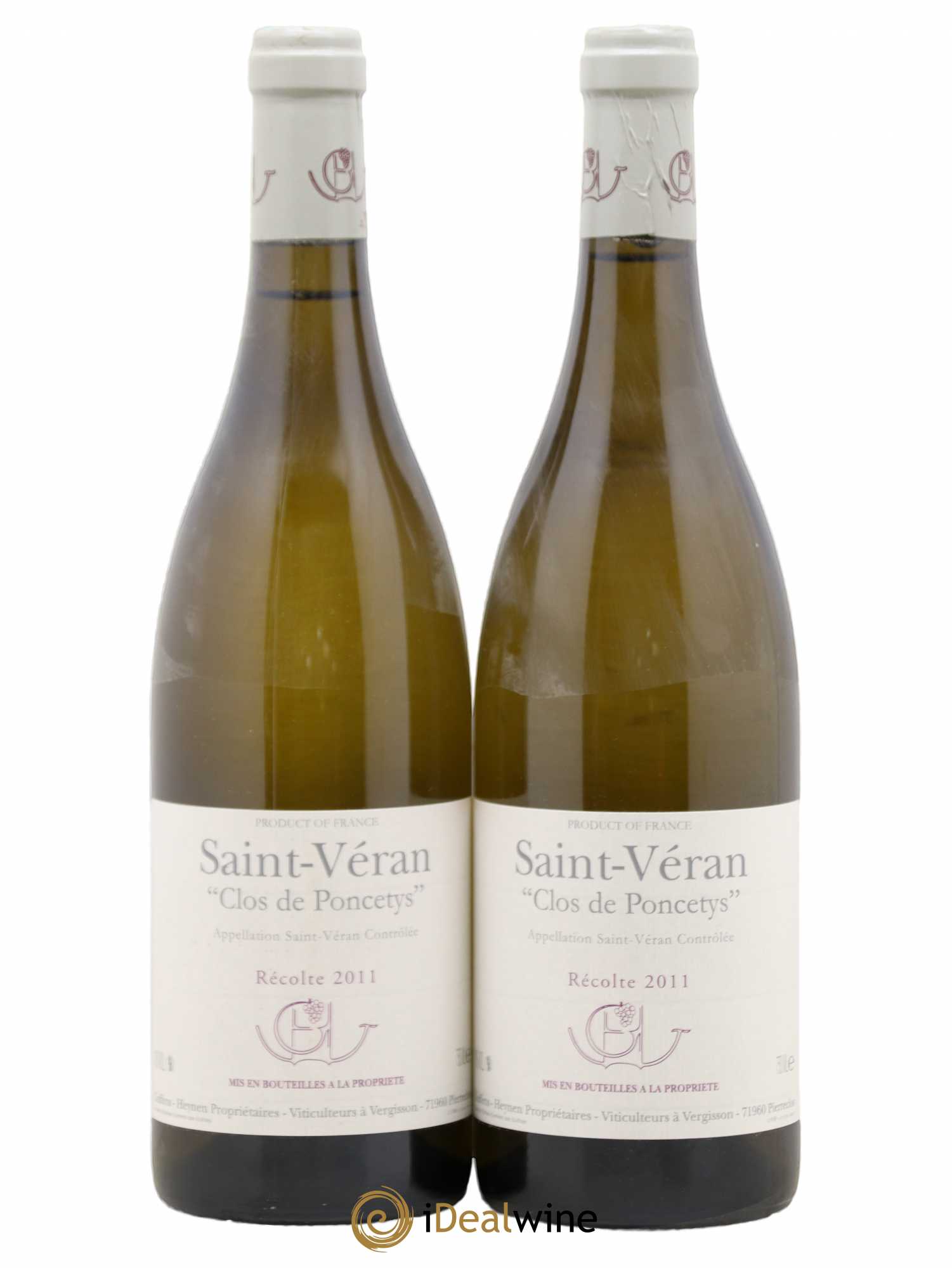 Saint-Véran Clos de Poncetys Guffens-Heynen 2011 - Lot de 2 bouteilles - 0