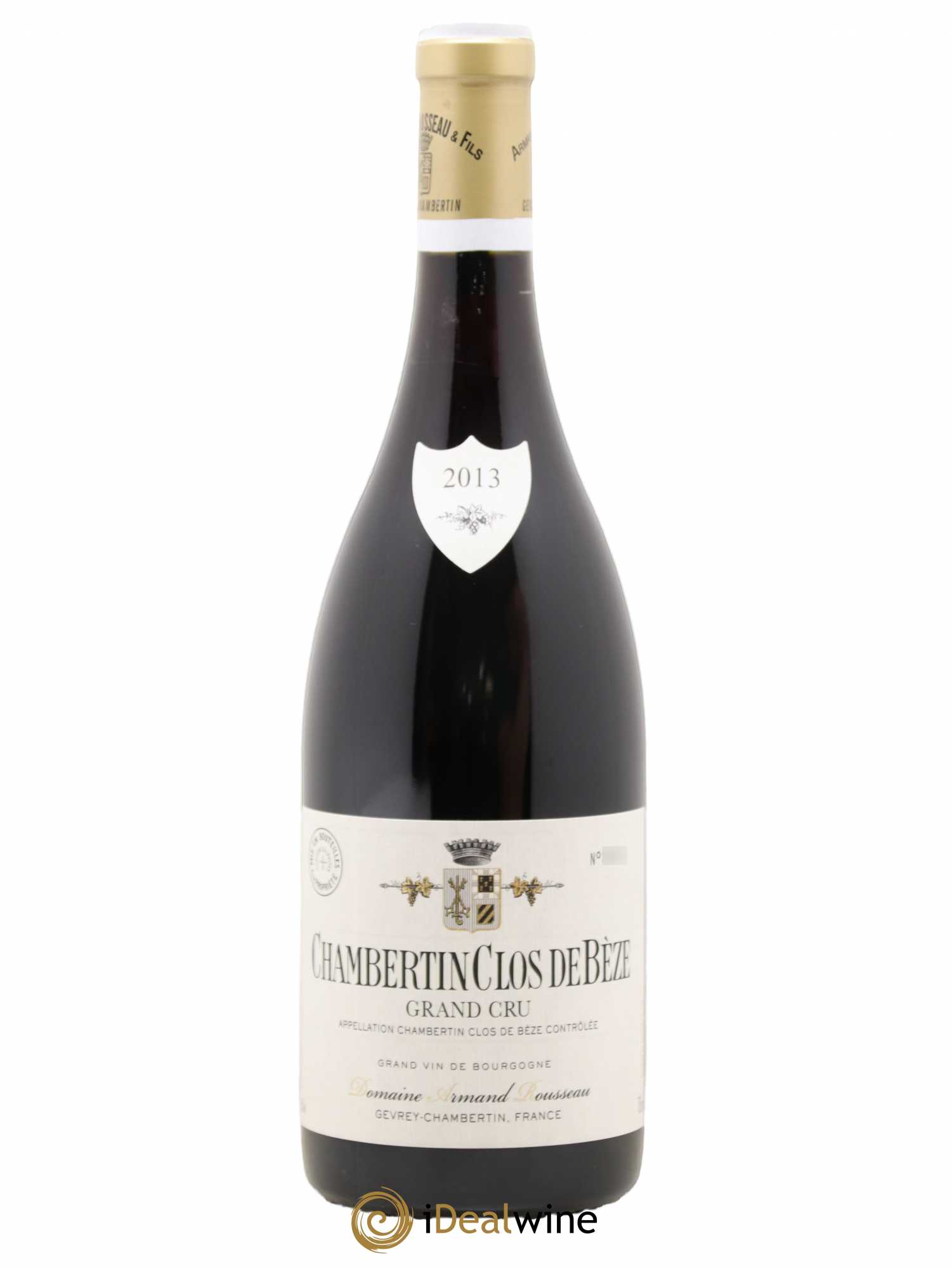 Chambertin Clos de Bèze Grand Cru Armand Rousseau (Domaine) 2013 - Lot de 1 bouteille - 0