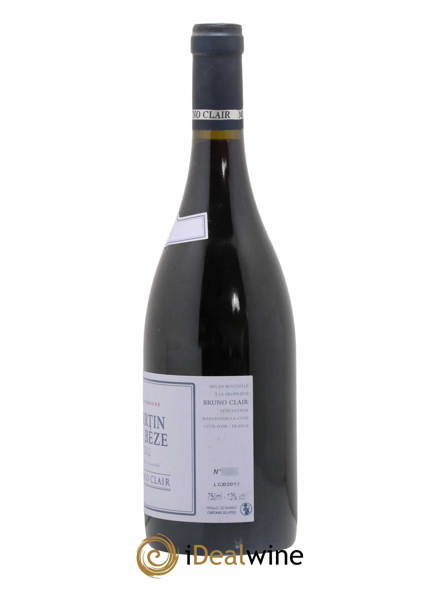 Chambertin Clos de Bèze Grand Cru Bruno Clair (Domaine) 2012 - Lot de 1 bouteille - 1