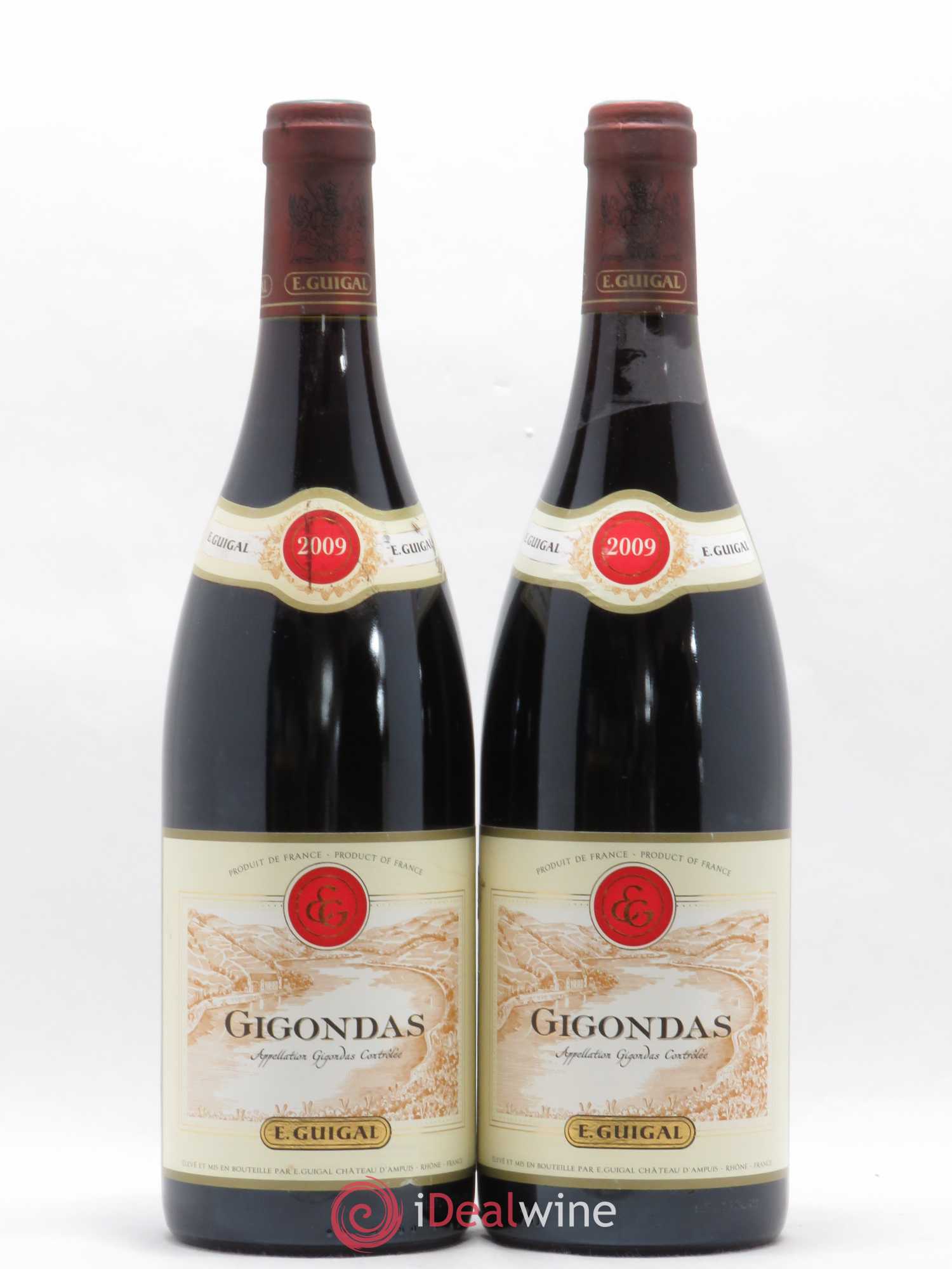 Gigondas Guigal 2009 - Lot de 2 bouteilles - 0