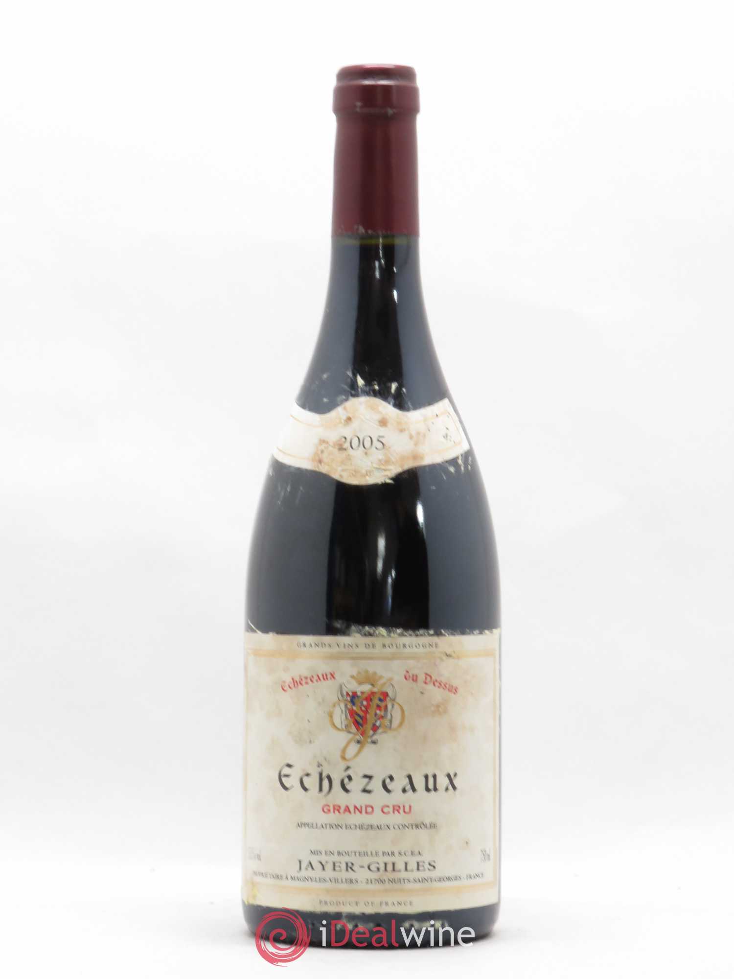 Echezeaux Grand Cru Du Dessus Hoffmann-Jayer (anciennement Jayer-Gilles) 2005 - Lot de 1 bouteille - 0