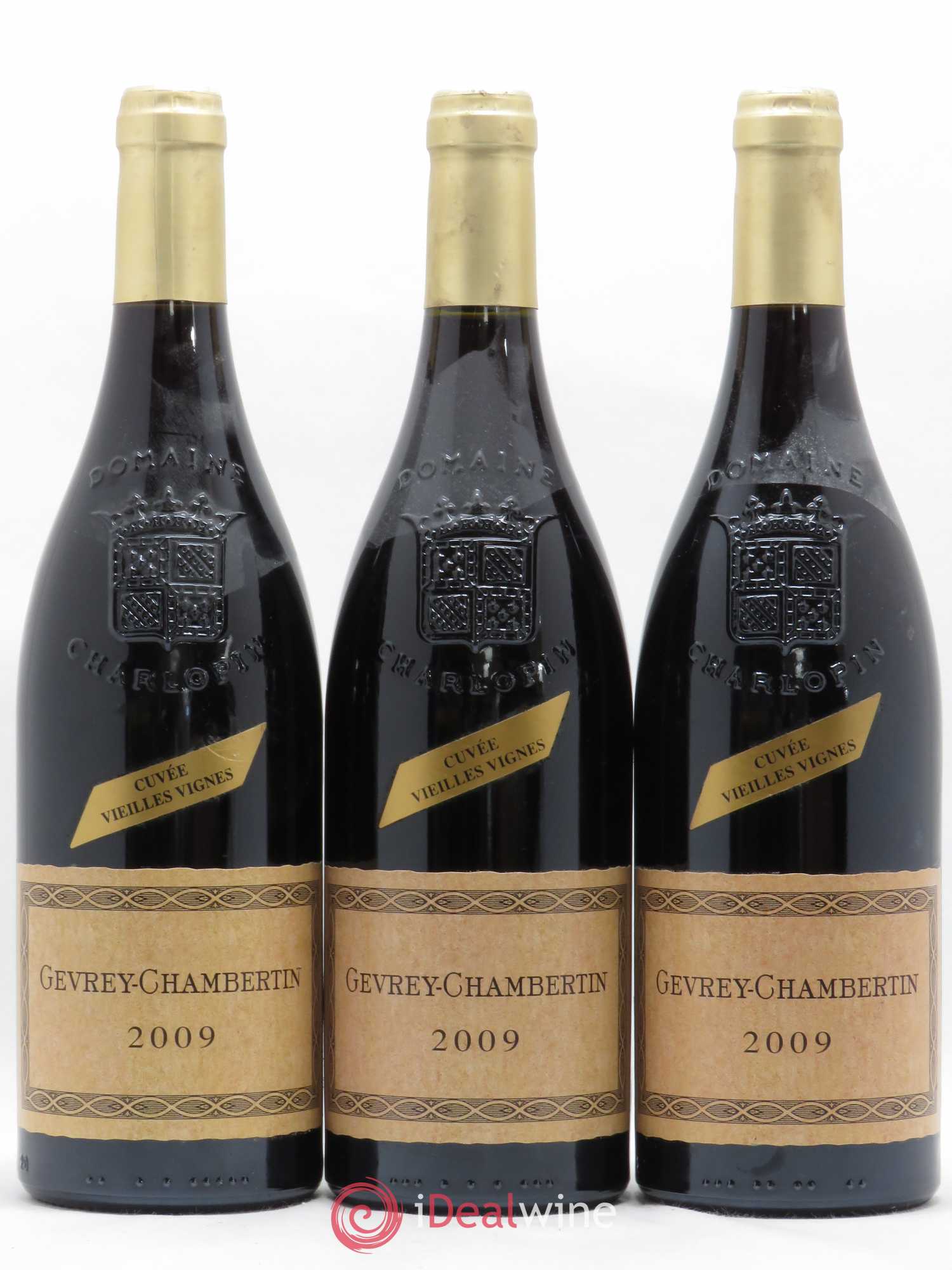 Gevrey-Chambertin Vieilles Vignes Charlopin-Parizot 2009 - Posten von 3 Flaschen - 0