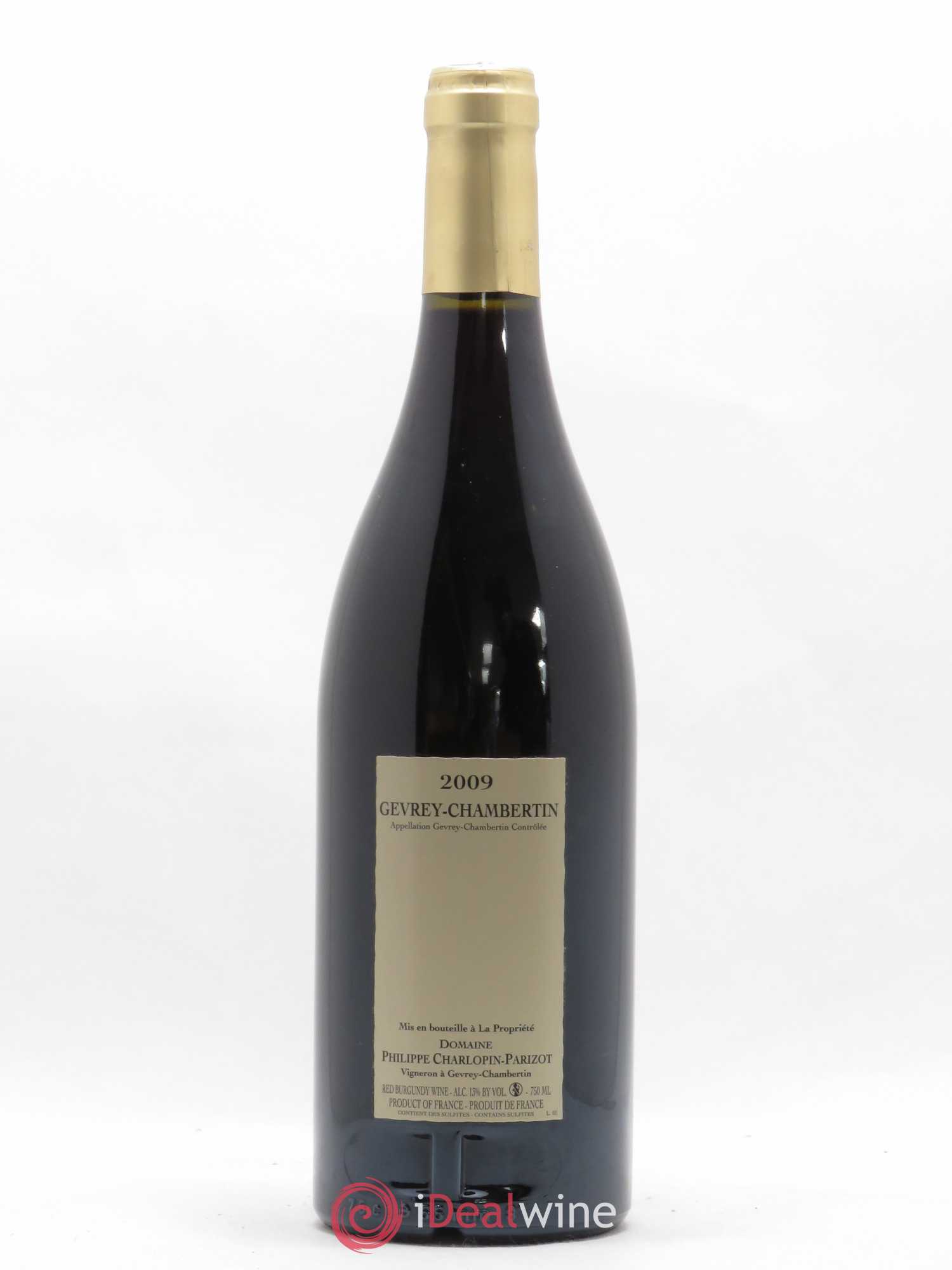 Gevrey-Chambertin La Justice Charlopin-Parizot 2009 - Lot de 1 bouteille - 1