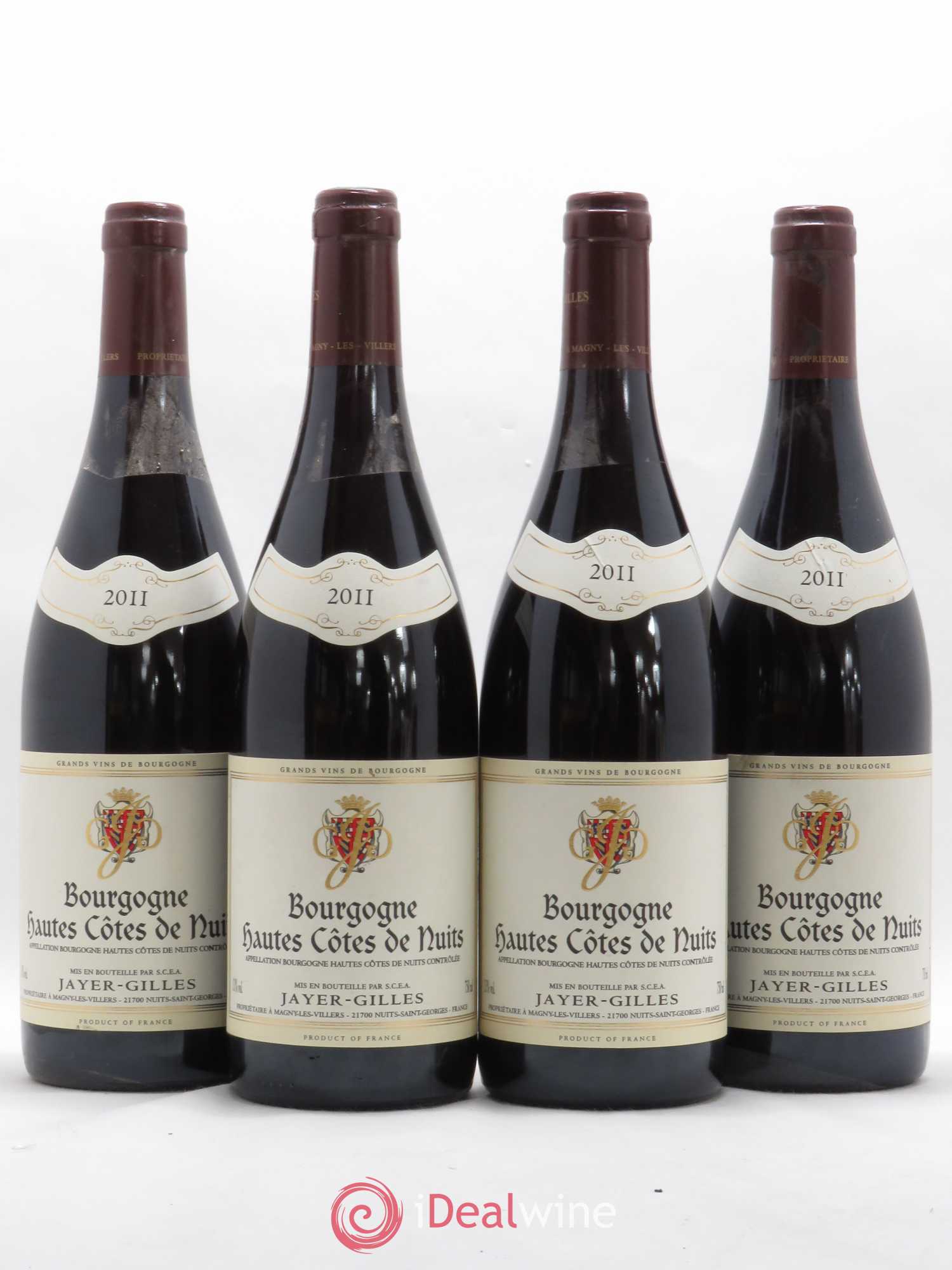 Hautes-Côtes de Nuits Hoffmann-Jayer (anciennement Jayer-Gilles) 2011 - Lot de 4 bouteilles - 0