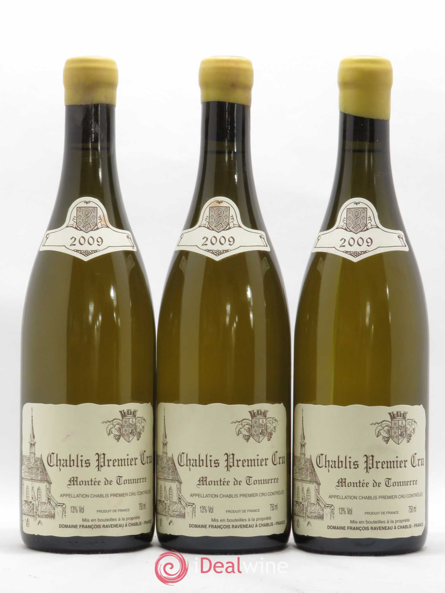 Chablis 1er Cru Montée de Tonnerre Raveneau (Domaine) 2009 - Posten von 3 Flaschen - 0