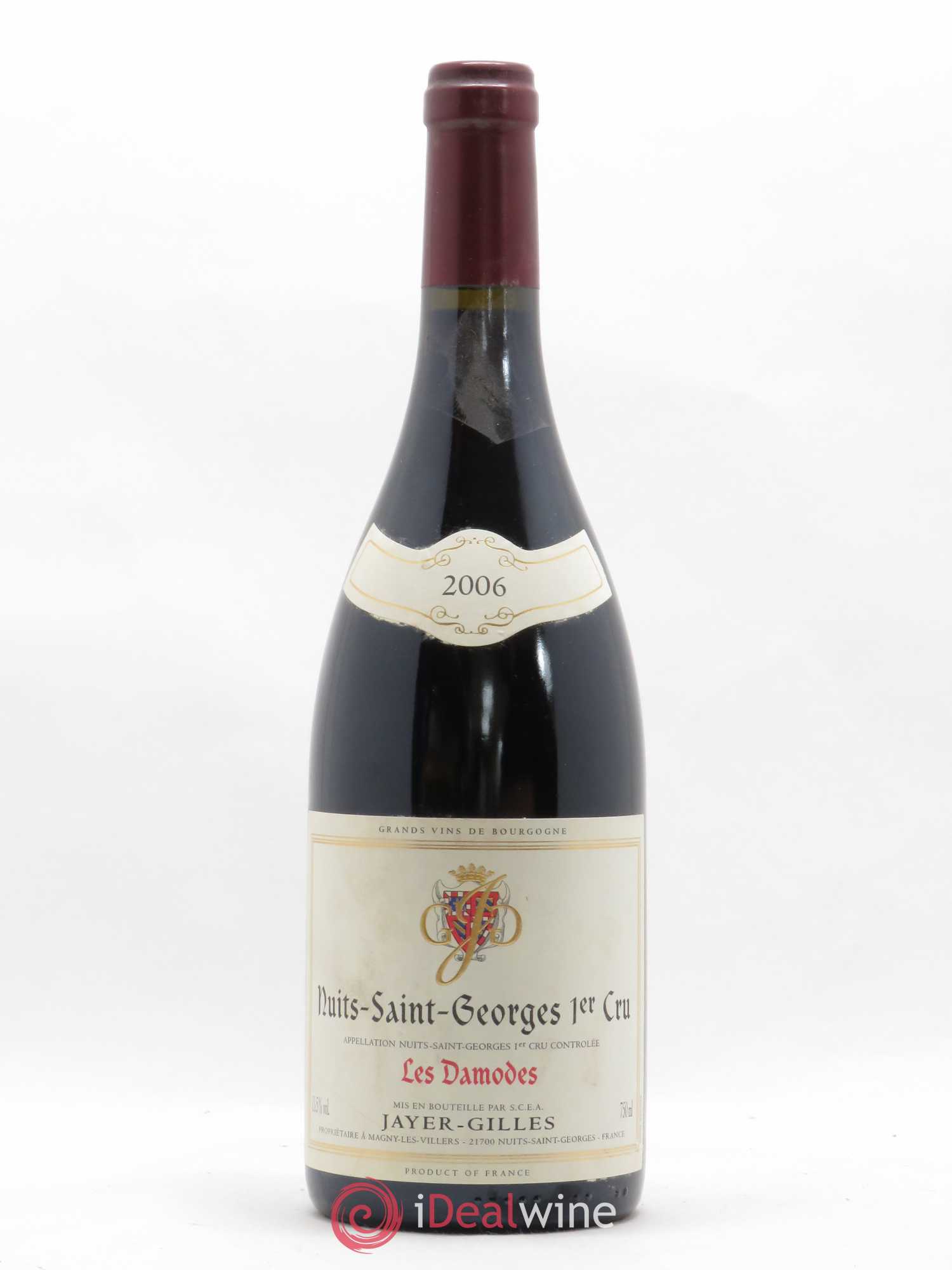 Nuits-Saint-Georges 1er Cru Les Damodes Jayer-Gilles 2006 - Lot de 1 bouteille - 0