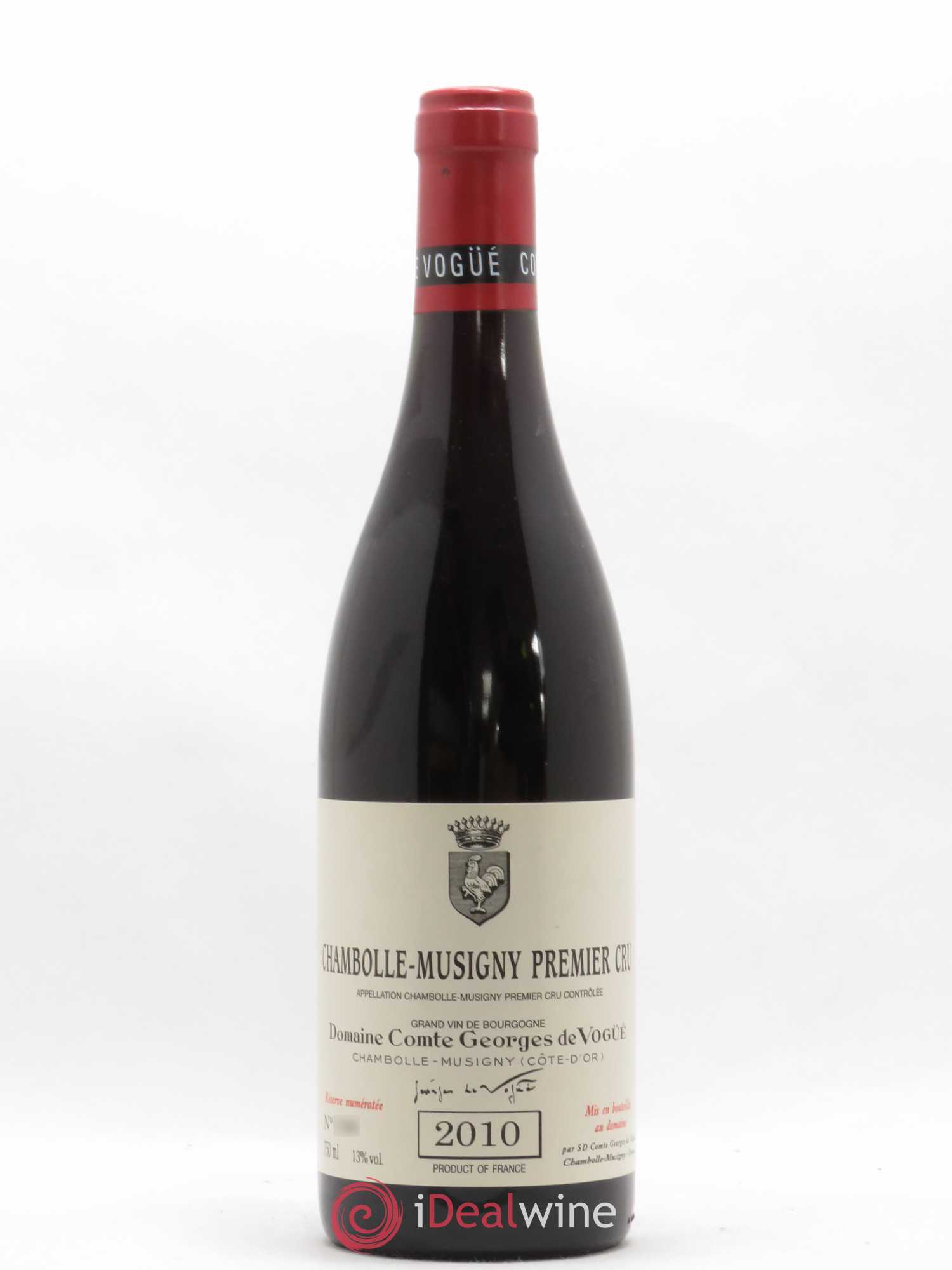 Chambolle-Musigny 1er Cru Comte Georges de Vogüé 2010 - Lot de 1 bouteille - 0