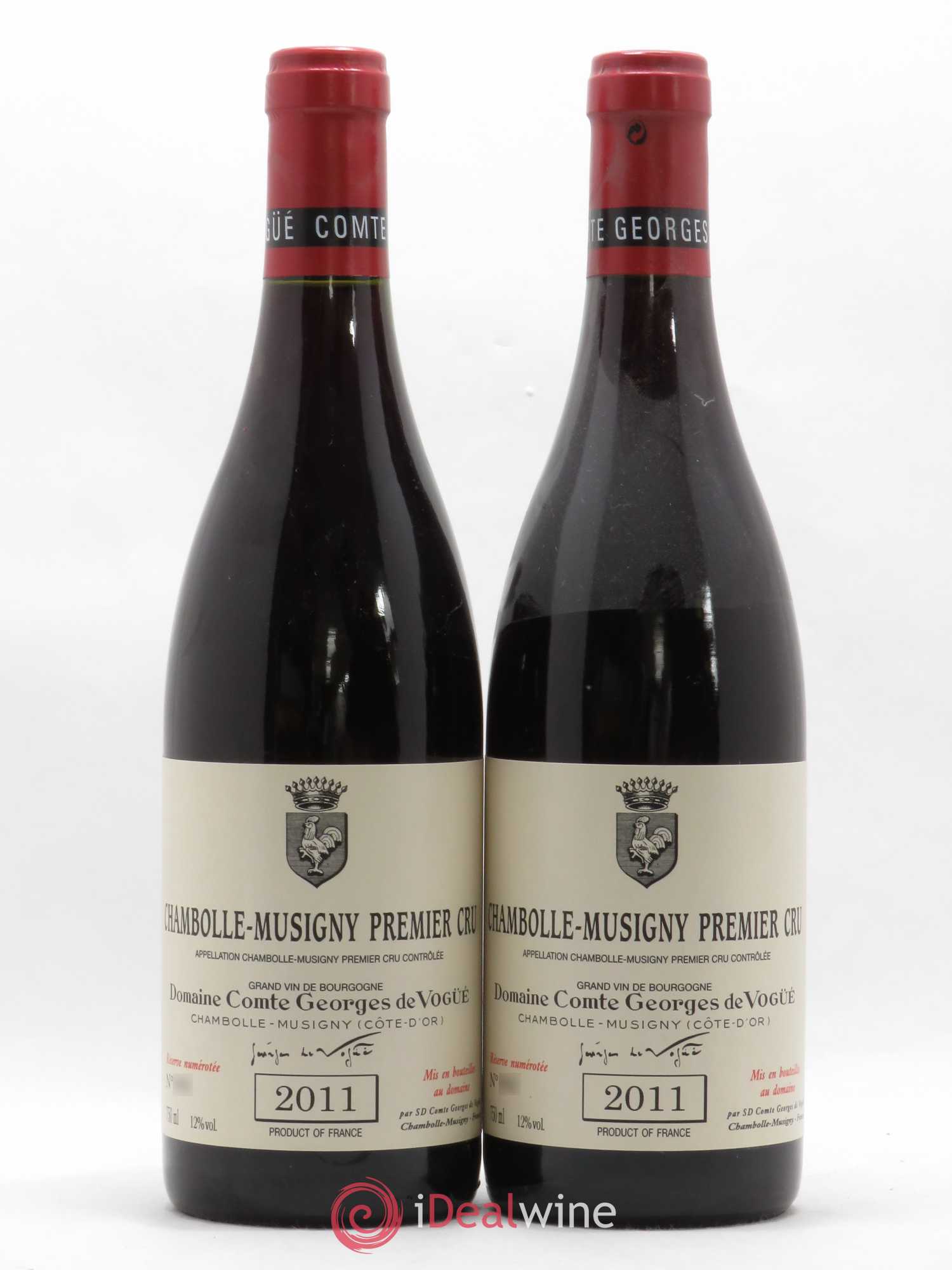 Chambolle-Musigny 1er Cru Comte Georges de Vogüé 2011 - Lot de 2 bouteilles - 0