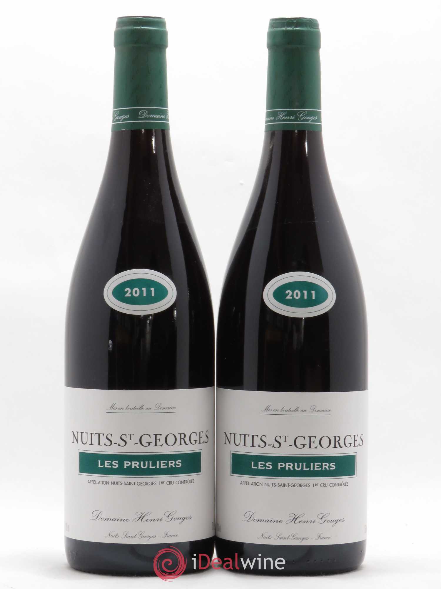 Nuits-Saint-Georges 1er Cru Les Pruliers Henri Gouges 2011 - Lot de 2 bouteilles - 0