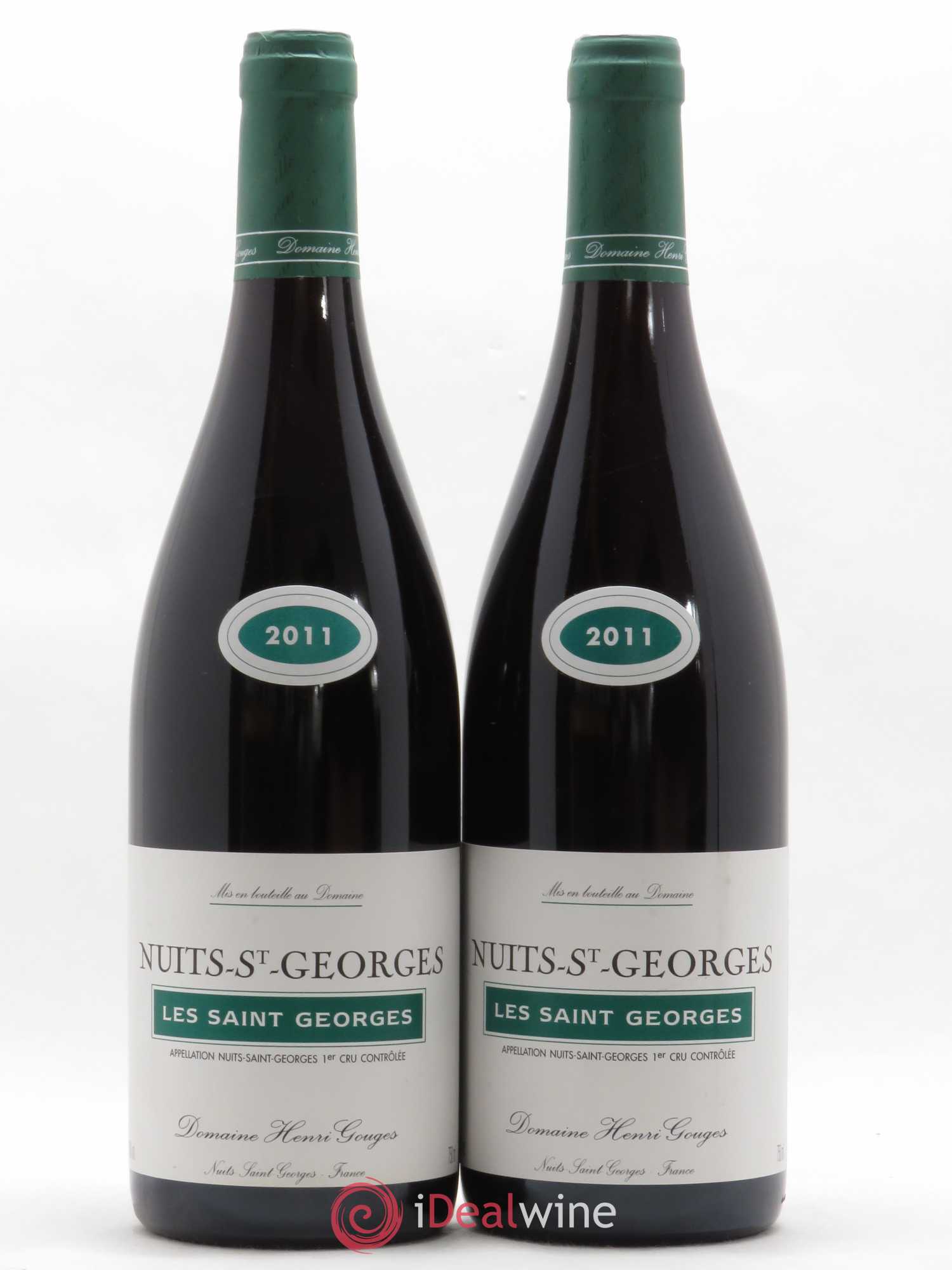 Nuits-Saint-Georges 1er Cru Les Saints Georges Henri Gouges 2011 - Lot of 2 bottles - 0