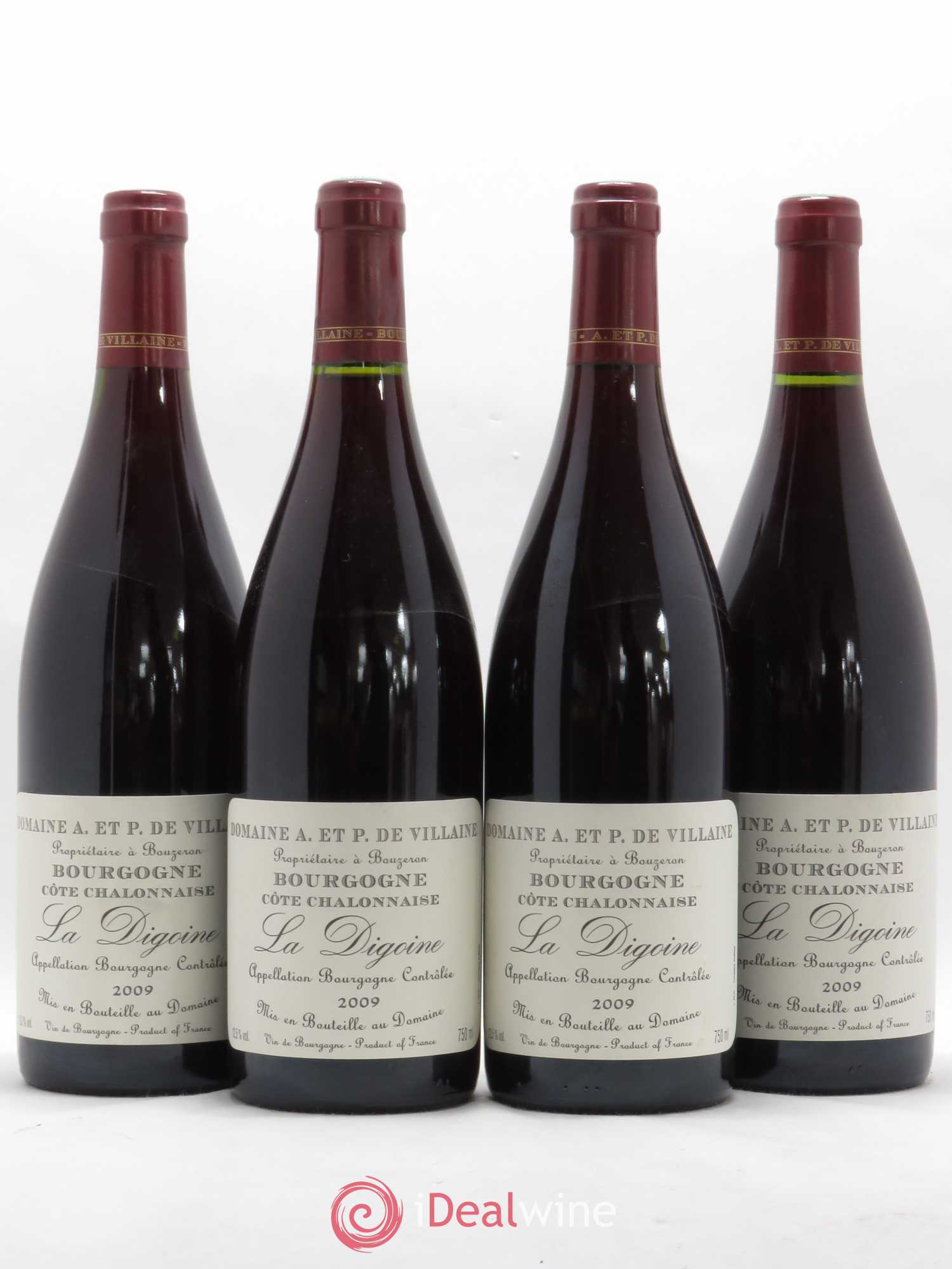 Bourgogne La Digoine Domaine de Villaine 2009 - Lot de 4 bouteilles - 0