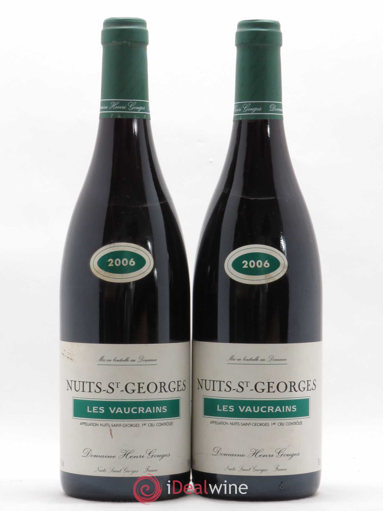Nuits-Saint-Georges 1er Cru Les Vaucrains Henri Gouges 2006 - Lot de 2 bouteilles - 0