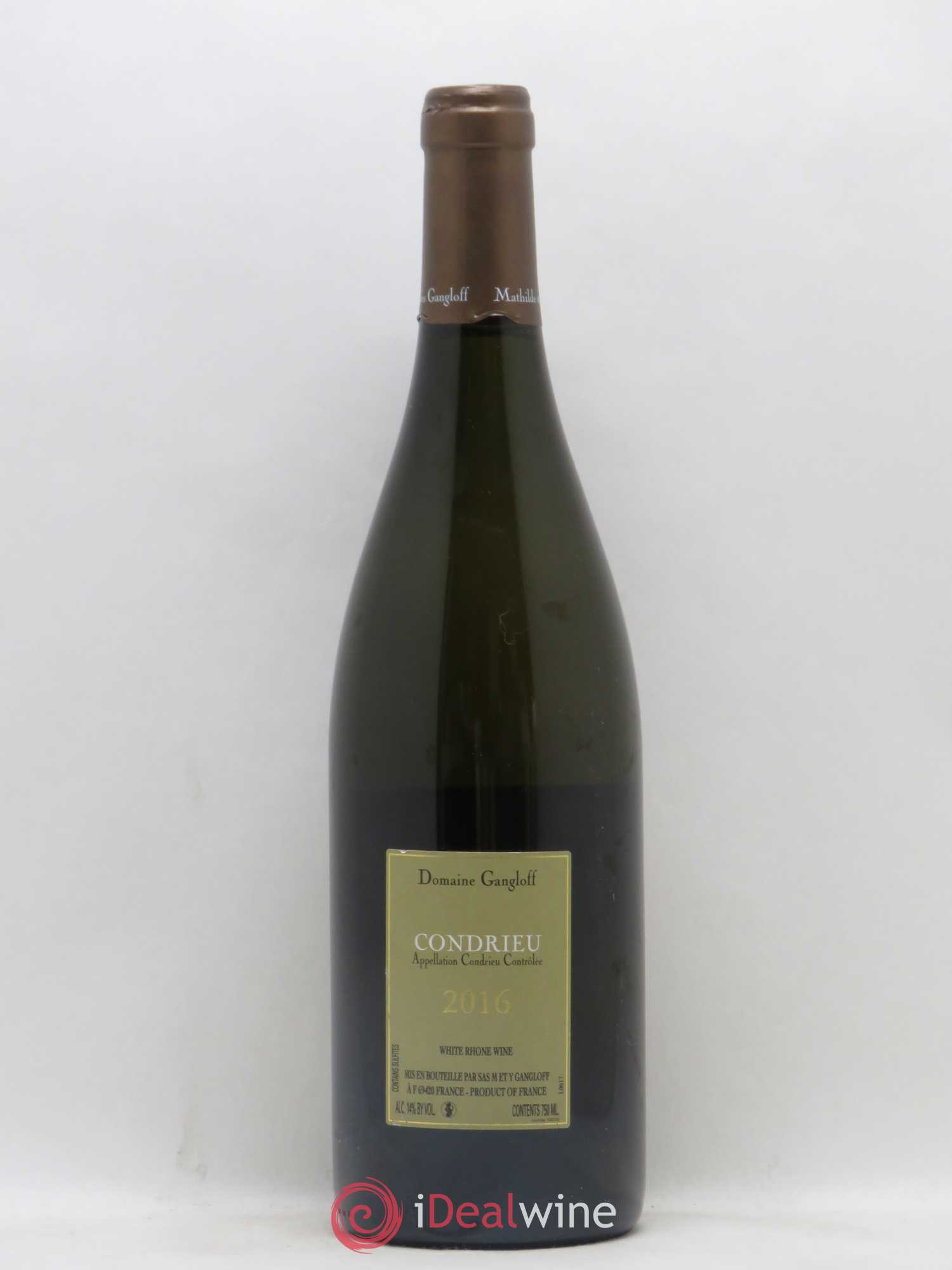 Condrieu Domaine Gangloff (Domaine) 2016 - Lot de 1 bouteille - 1