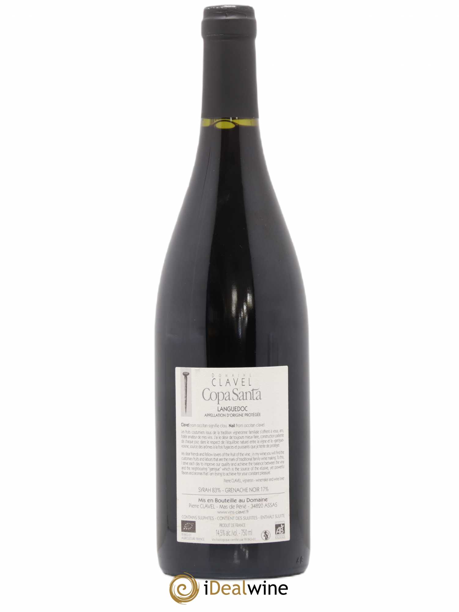 Coteaux du Languedoc Copa Santa Pierre Clavel 2014 - Lot de 1 bouteille - 1