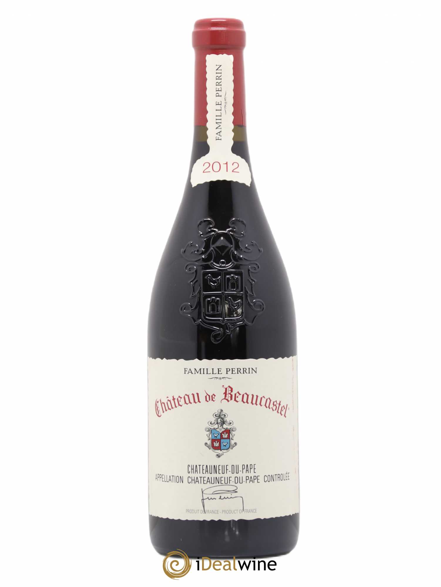 Châteauneuf-du-Pape Château de Beaucastel Famille Perrin 2012 - Lot de 1 bouteille - 0