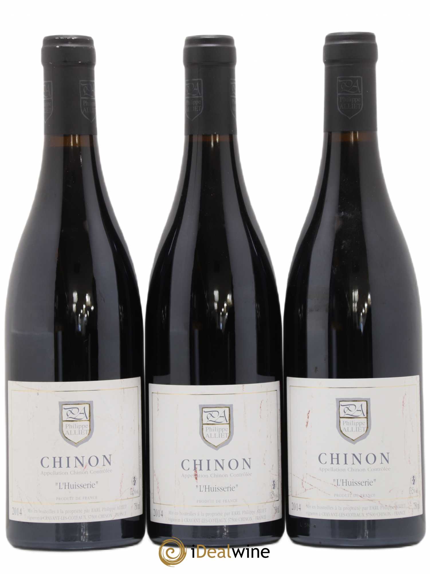 Chinon L'Huisserie Philippe Alliet 2014 - Lot de 3 bouteilles - 0