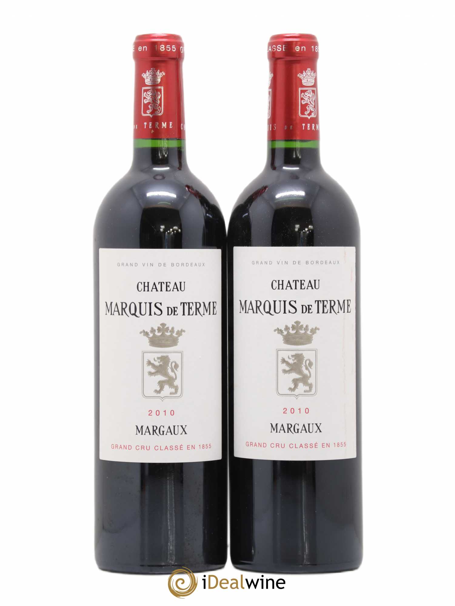 Château Marquis de Terme 4ème Grand Cru Classé 2010 - Lot de 2 bouteilles - 0