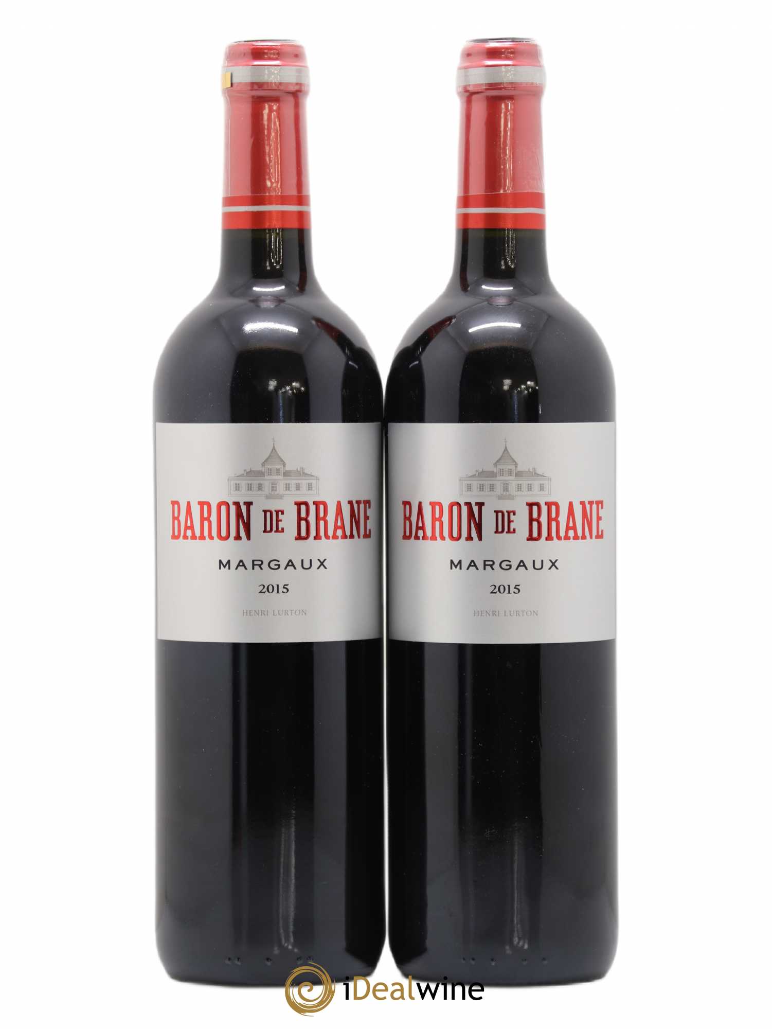 Baron de Brane Second Vin (sans prix de réserve) 2015 - Lot de 2 bouteilles - 0