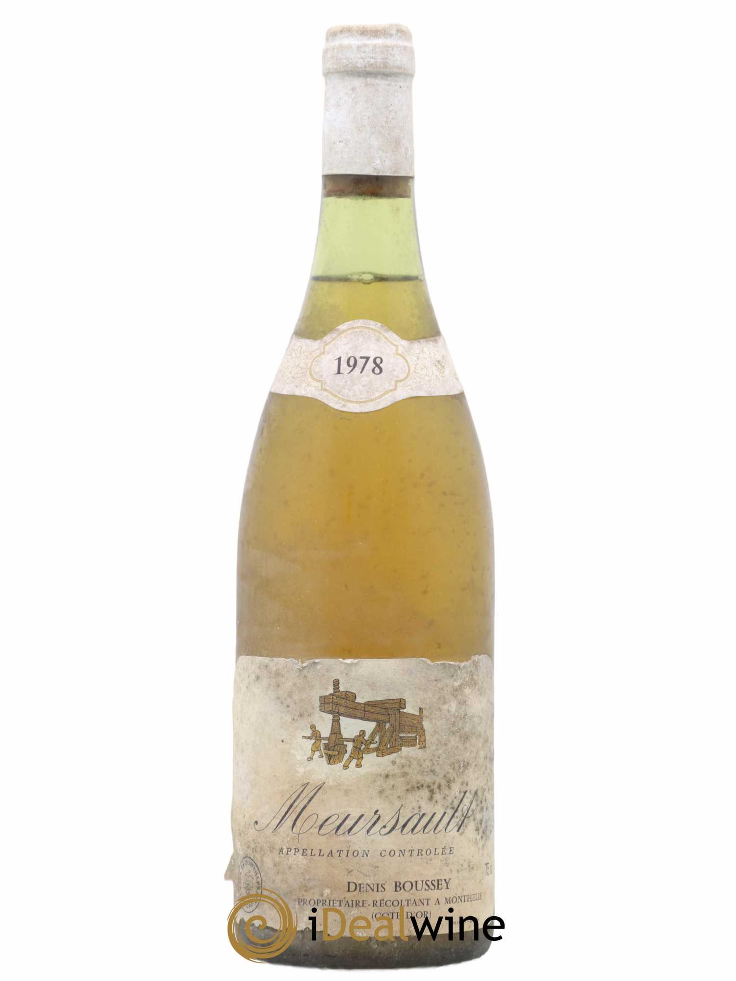 Meursault Domaine Denis Boussey 1978 - Posten von 1 Flasche - 0