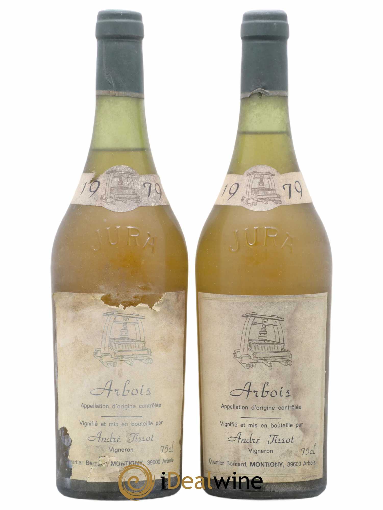 Arbois Andre Tissot Tradition 1979 - Posten von 2 Flaschen - 0